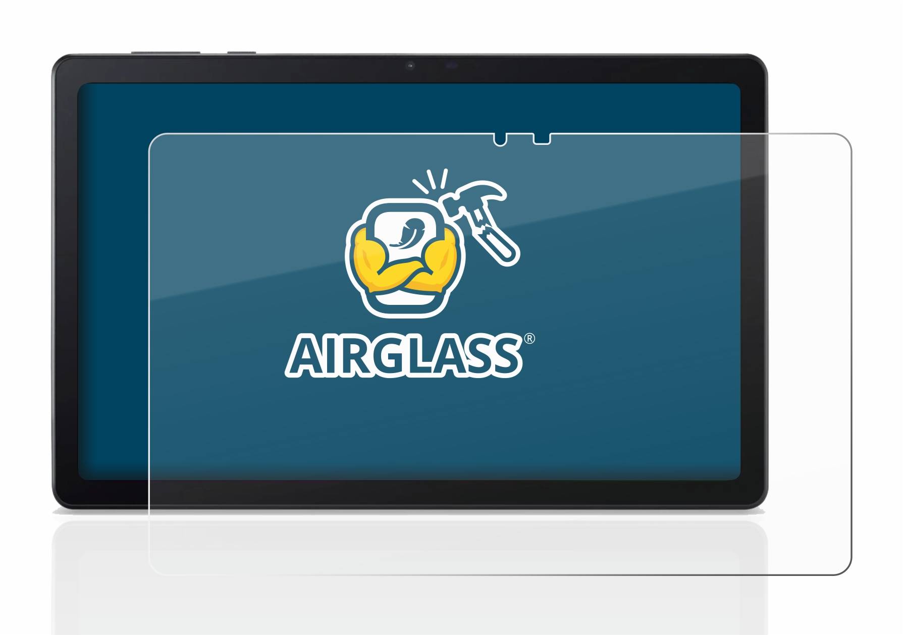 BROTECT AirGlass Flexible Schutz Glas Folie für Acer Iconia Tab P10 Klar Transparent