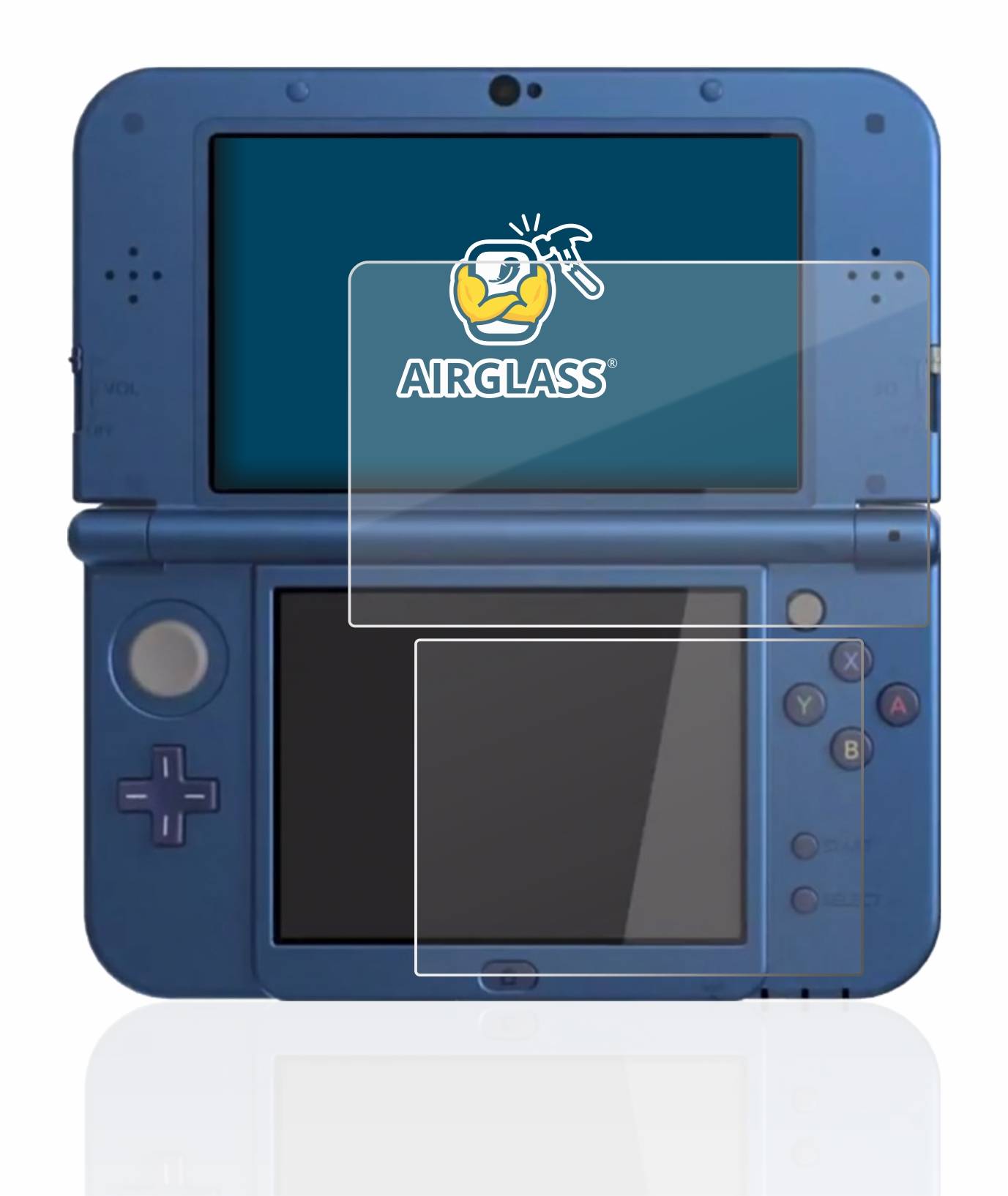 BROTECT AirGlass Glas Schutz-Folie für Nintendo New 3DS XL - Schutzglas