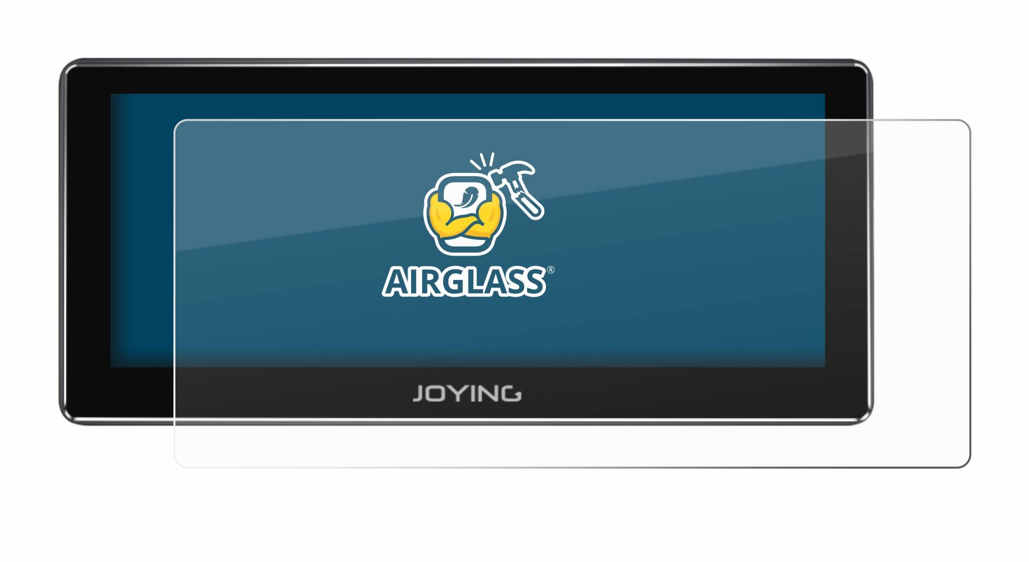 BROTECT AirGlass Glas Schutz-Folie für Joying 4G Car Radio 8.8 - Schutzglas