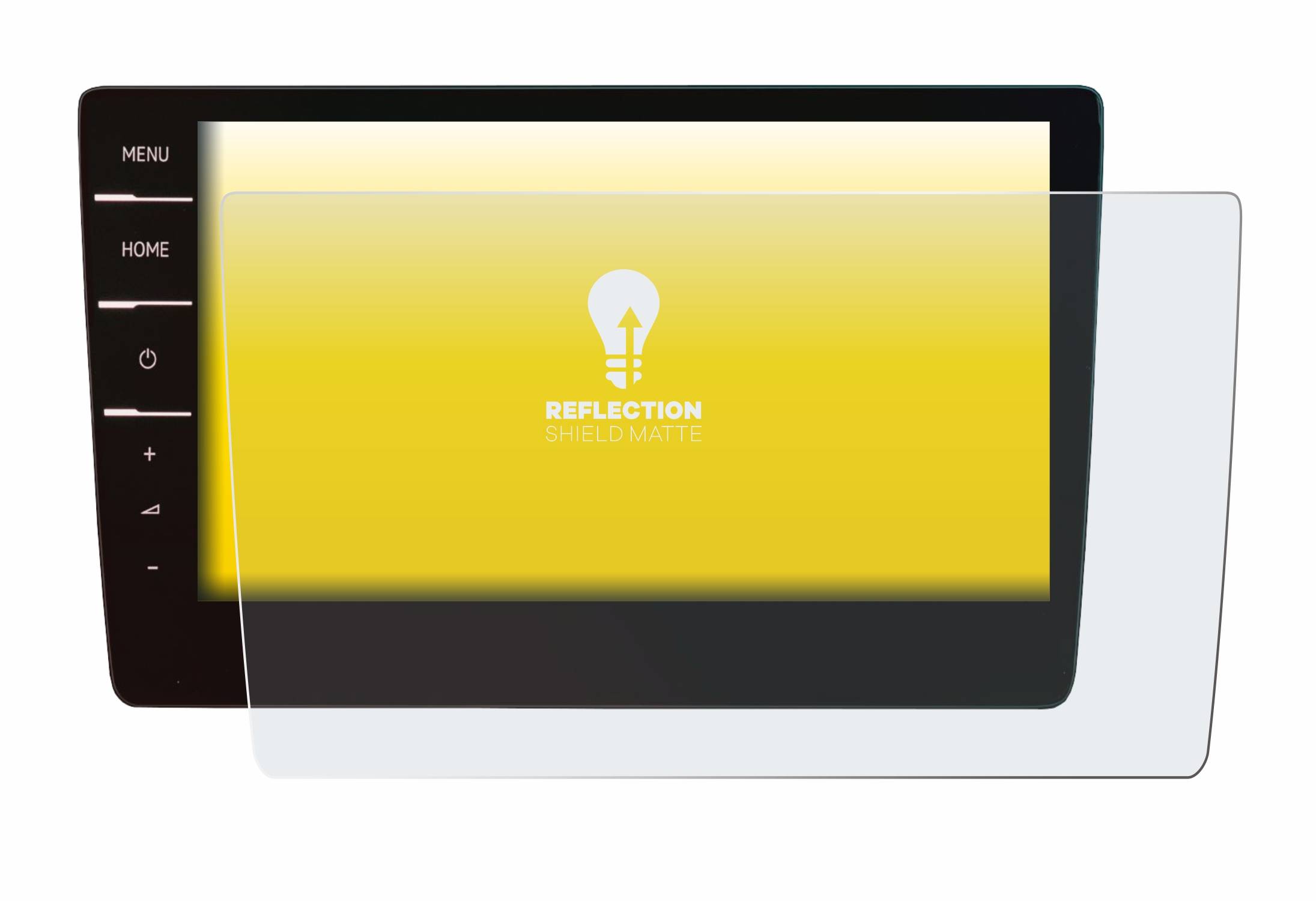 upscreen Reflection Shield Matt Schutzfolie für Volkswagen Tiguan Allspace 2019 Discover Pro 9.2 2019