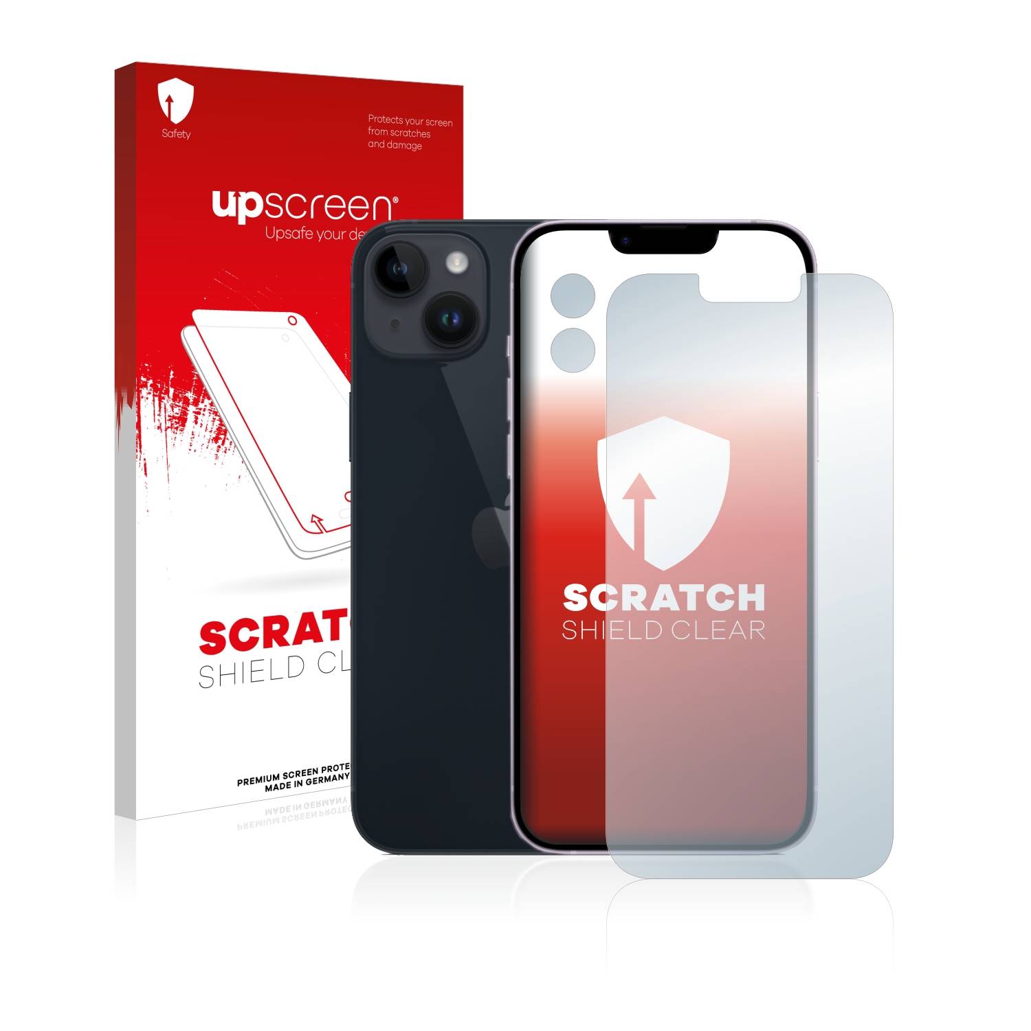 upscreen Scratch Shield Schutzfolie für Apple iPhone 14 Plus (Display+Kamera)