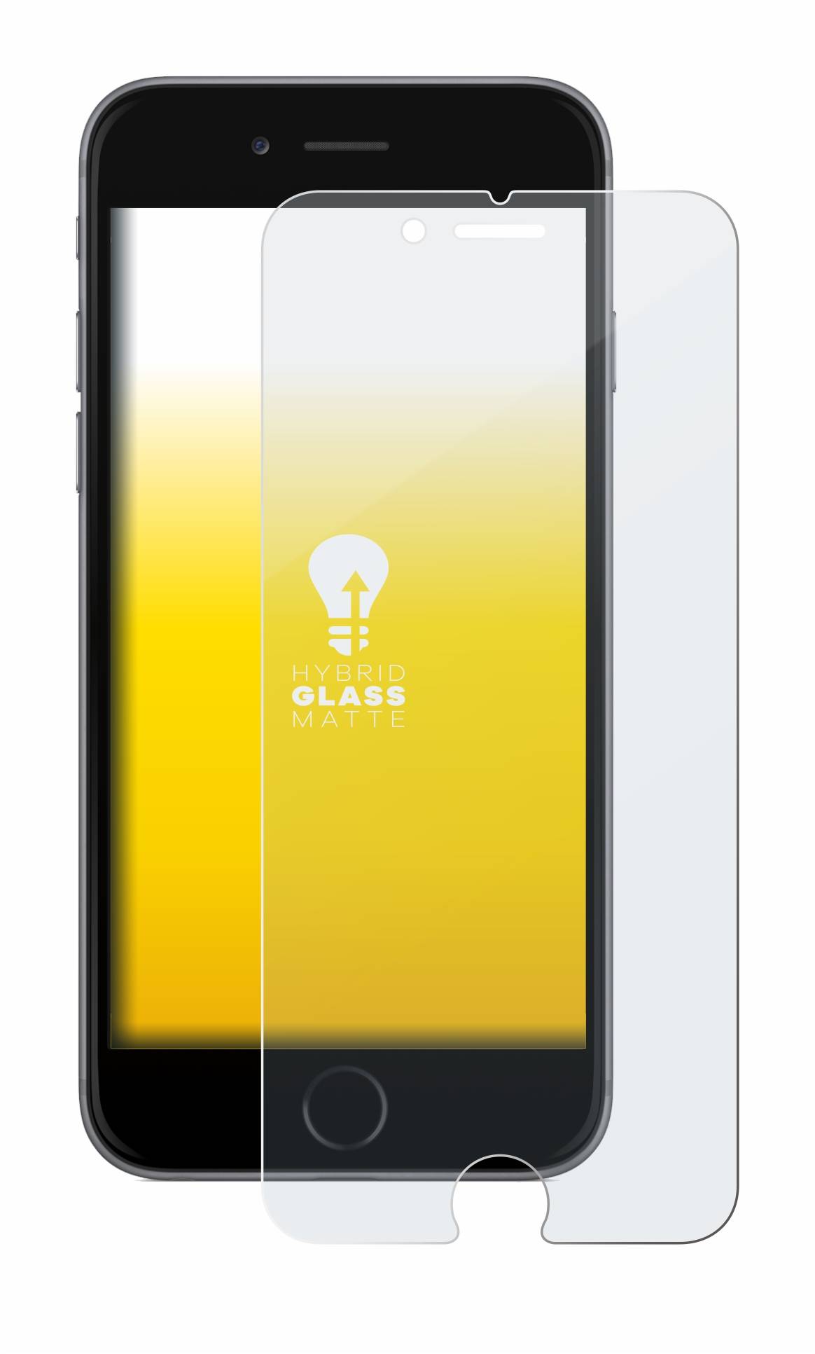 upscreen Hybrid Glas Matt Schutz-Folie für Apple iPhone 6