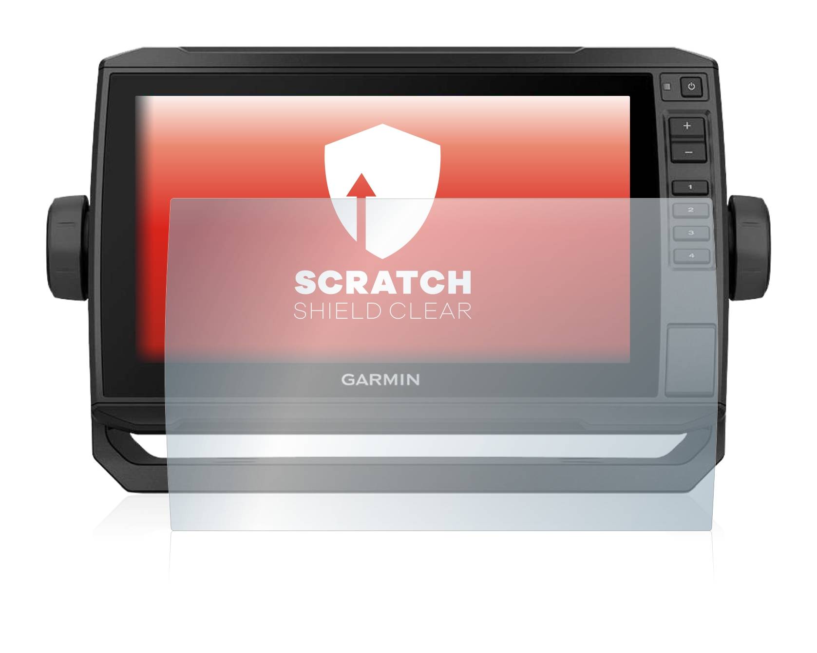 upscreen Schutzfolie für Garmin ECHOMAP UHD 92sv Kratzschutz Anti-Fingerprint Klar