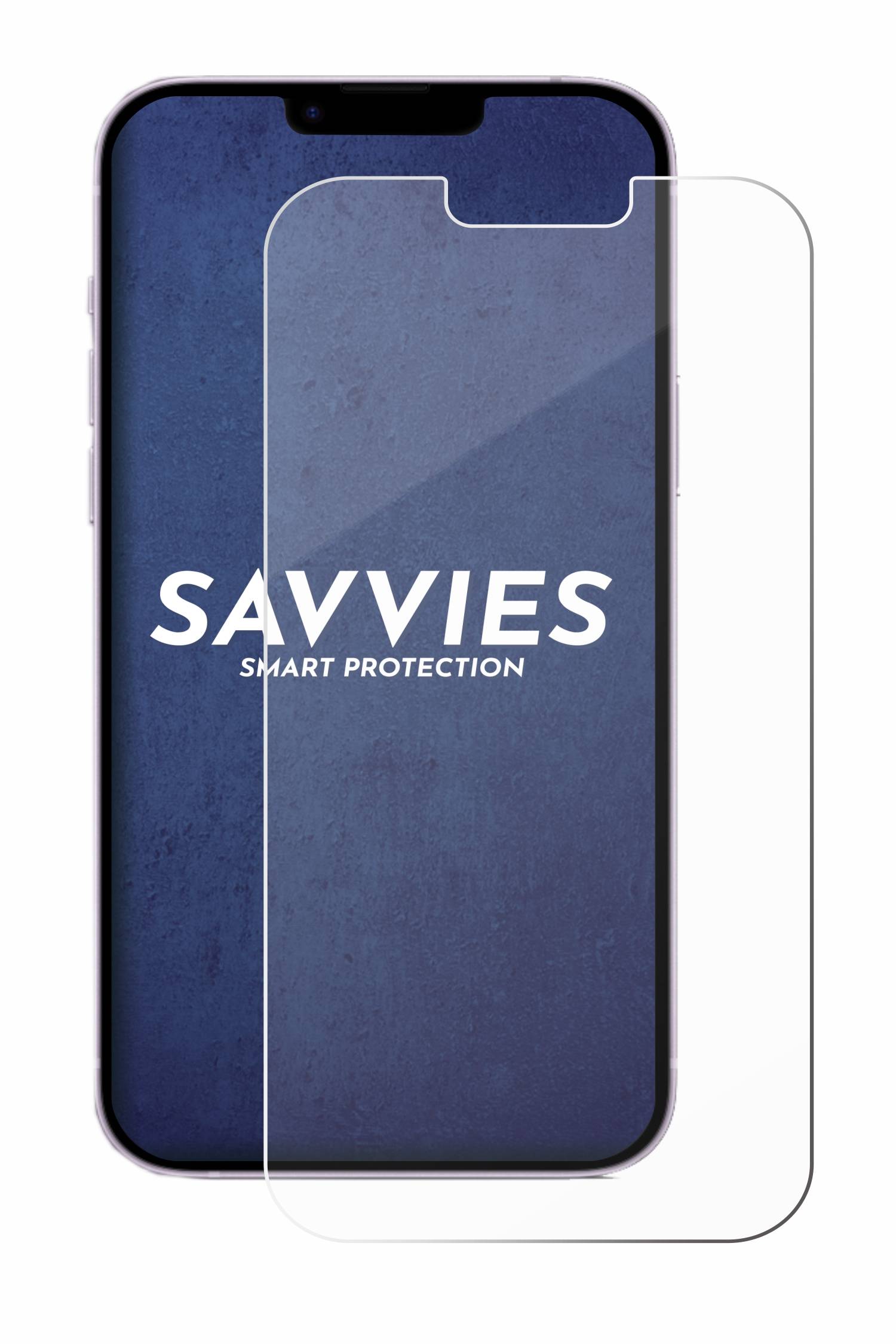 Savvies Clear Schutzglas für Apple iPhone 14 Plus