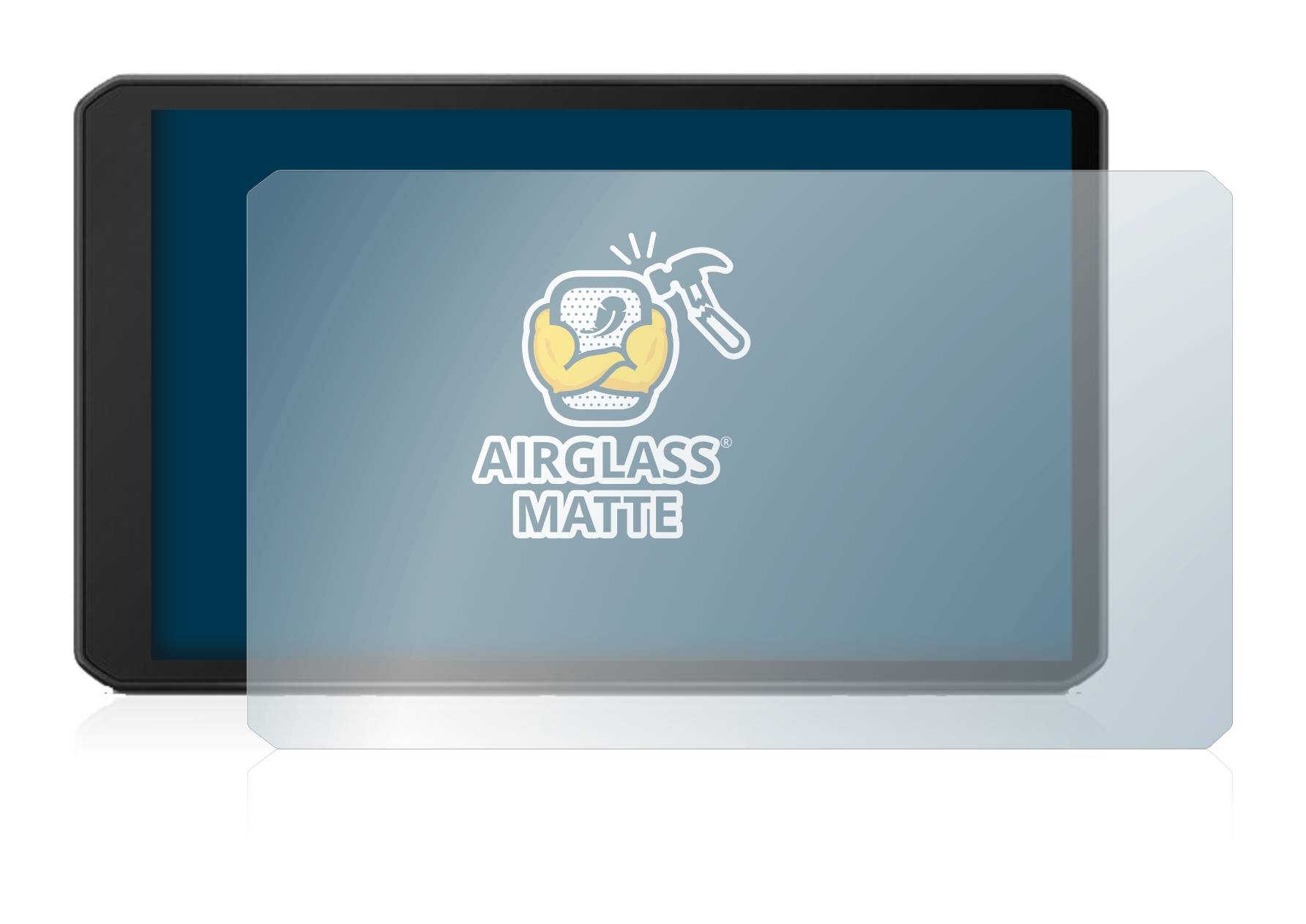 BROTECT AirGlass Flexible Schutz Glas Folie für Garmin dezl LGV710 Matt Entspiegelt