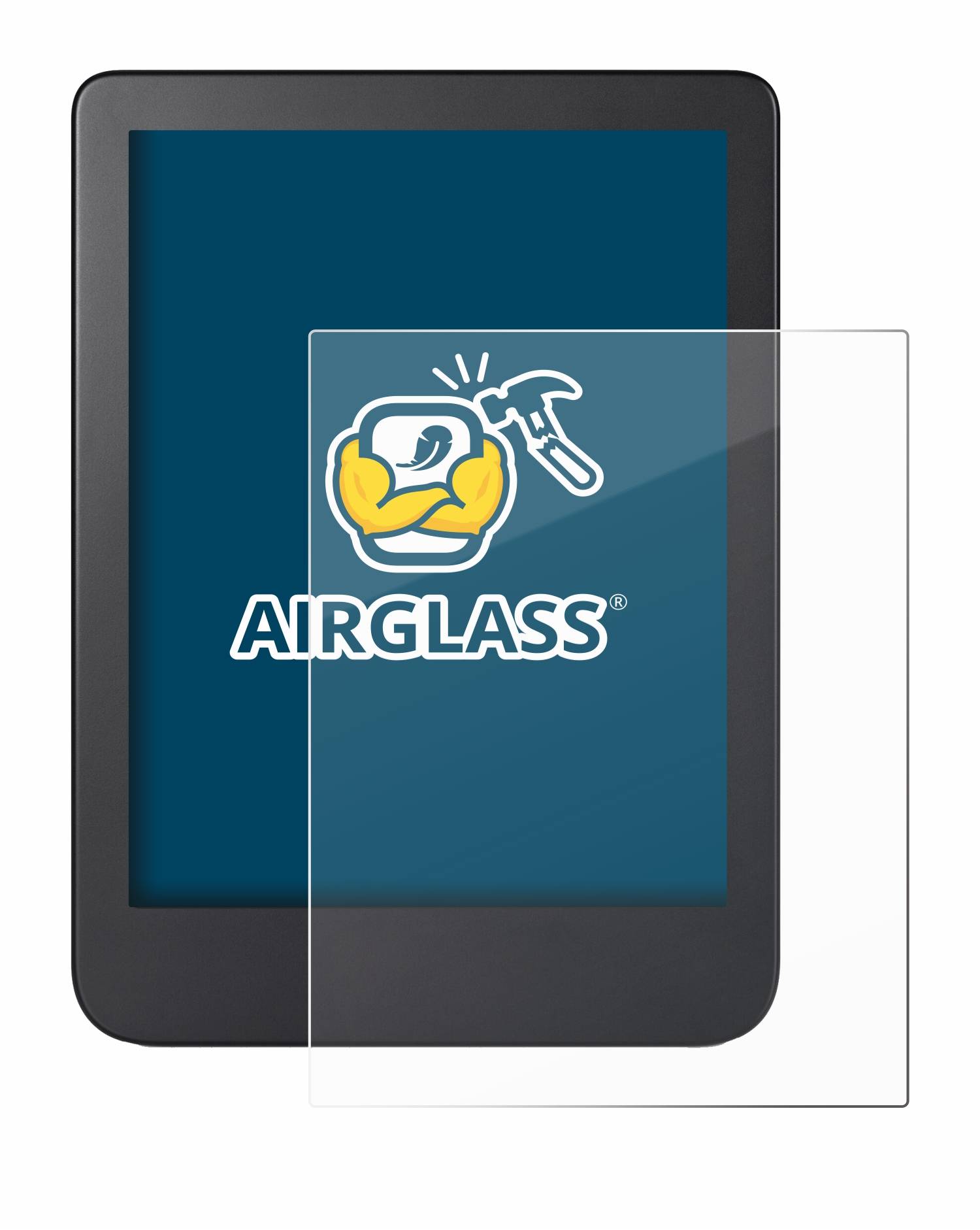 BROTECT AirGlass Flexible Schutz Glas Folie für Kobo Clara 2E Klar Transparent