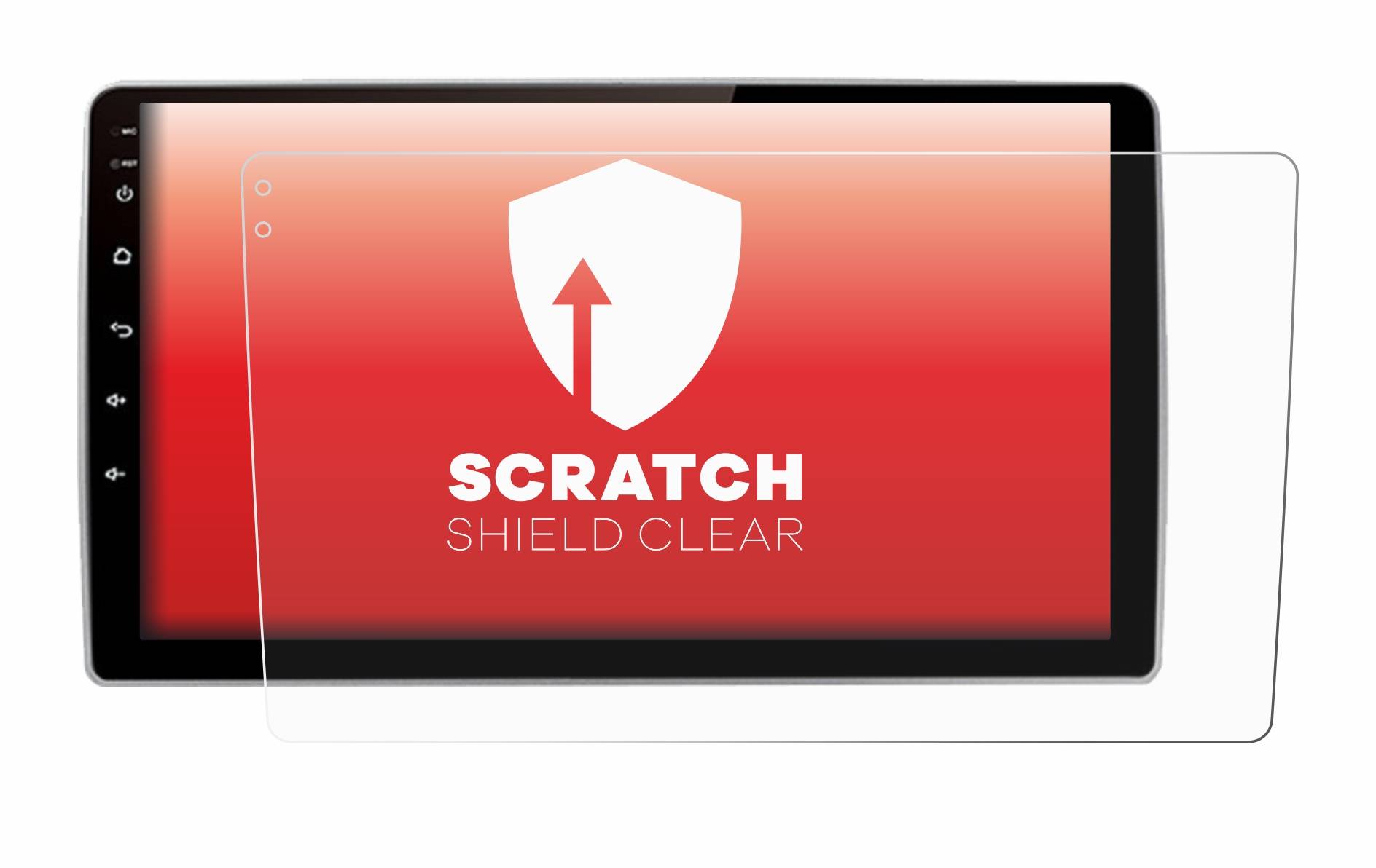 upscreen Schutzfolie für Junsun V1 pro 9" Kratzschutz Anti-Fingerprint Klar