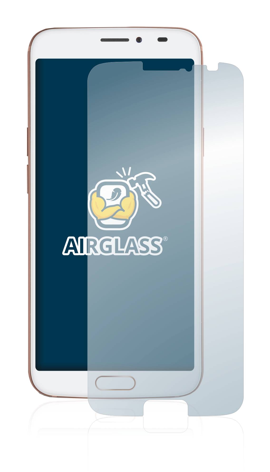 BROTECT AirGlass Glas Panzer-Folie für Doro 8080 - Schutzglas
