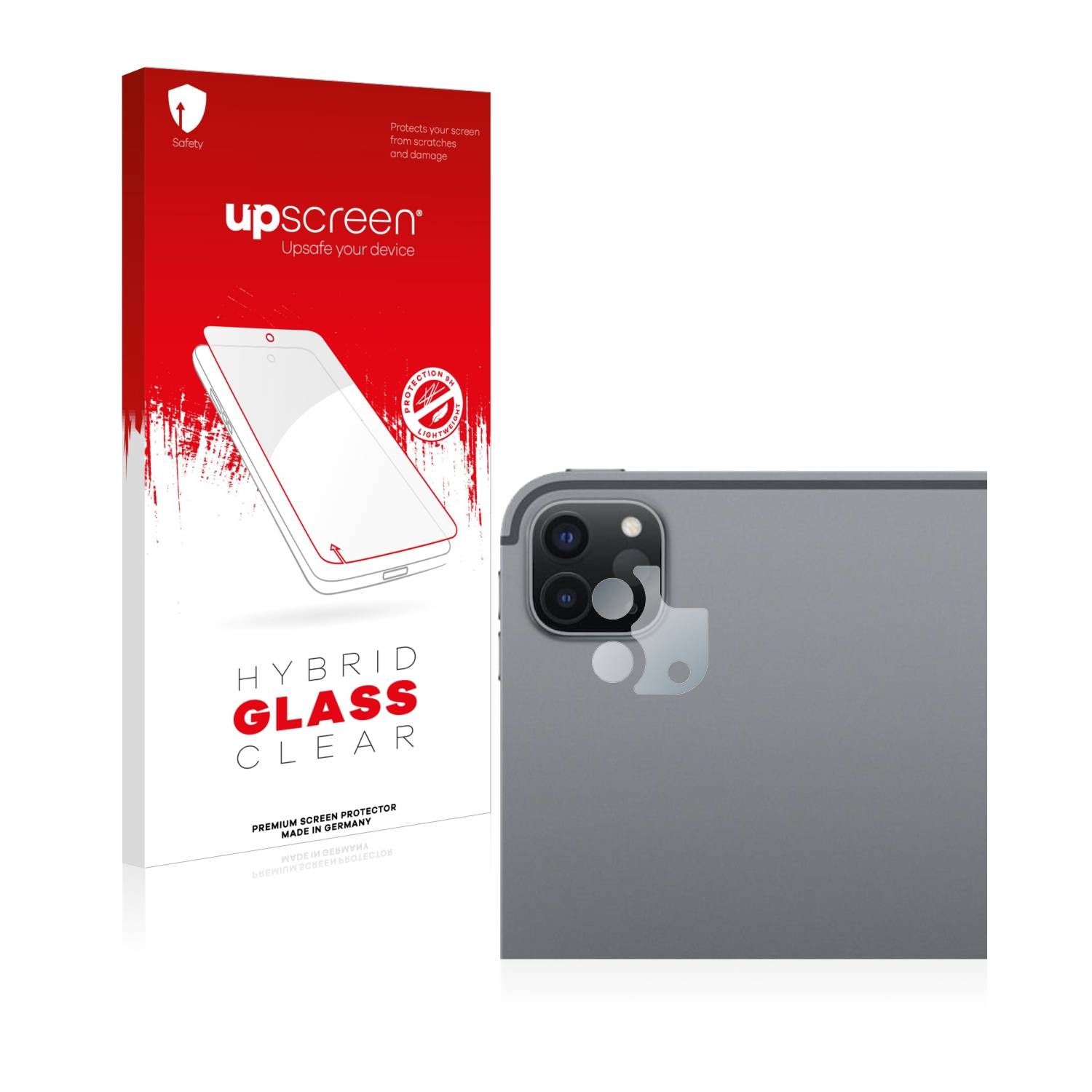 upscreen Hybrid Glas Schutz-Folie für Apple iPad Pro 11 2022 (NUR Kameraschutz)