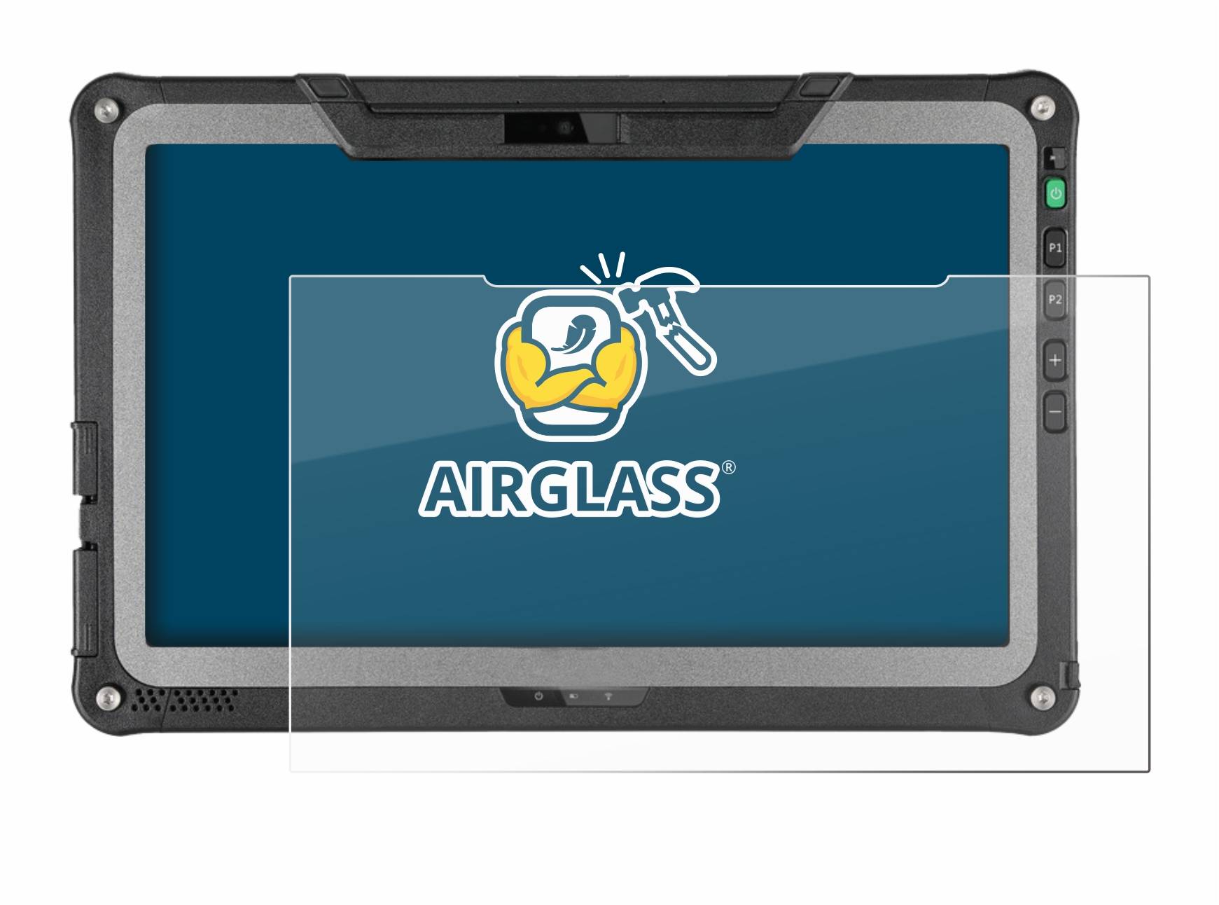 BROTECT AirGlass Flexible Schutz Glas Folie für Getac F110 G6 Klar Transparent