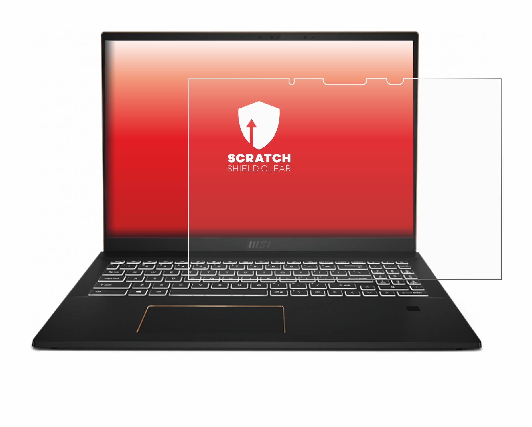 upscreen Scratch Shield Schutzfolie für MSI Summit E16 Flip