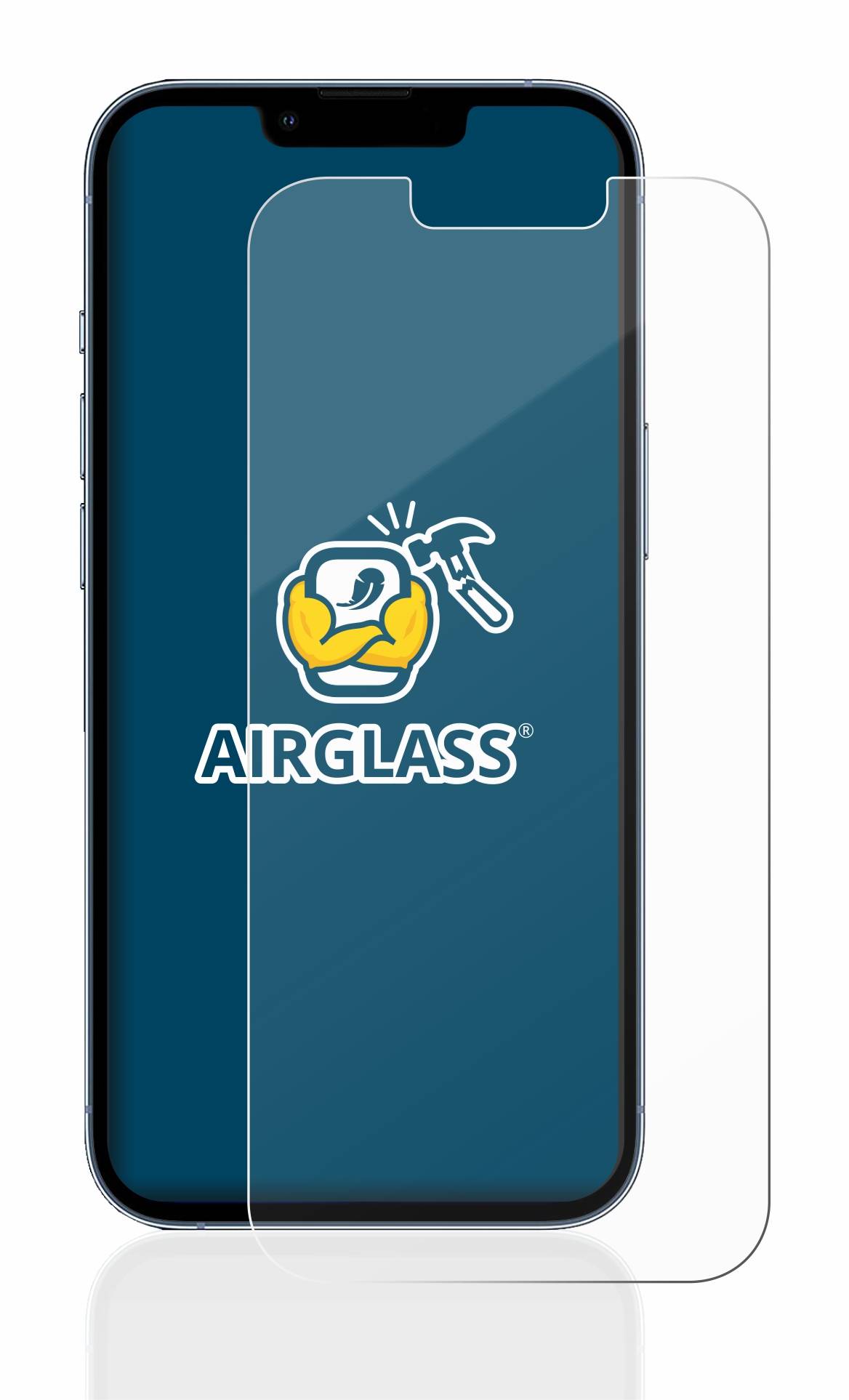 BROTECT AirGlass Glas Panzer-Folie für Apple iPhone 13 Pro - Schutzglas