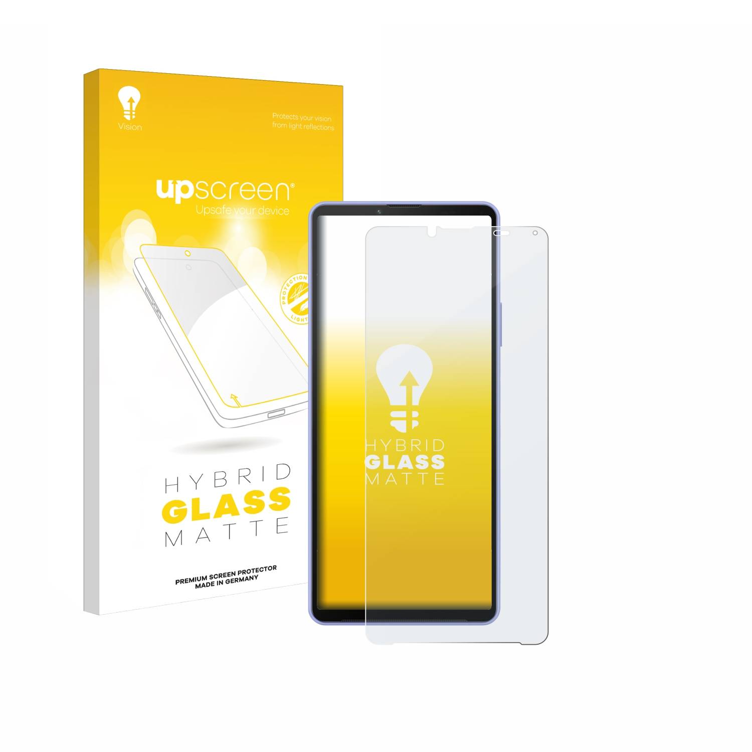upscreen Hybrid Glas Matt Schutz-Folie für Sony Xperia 10 IV