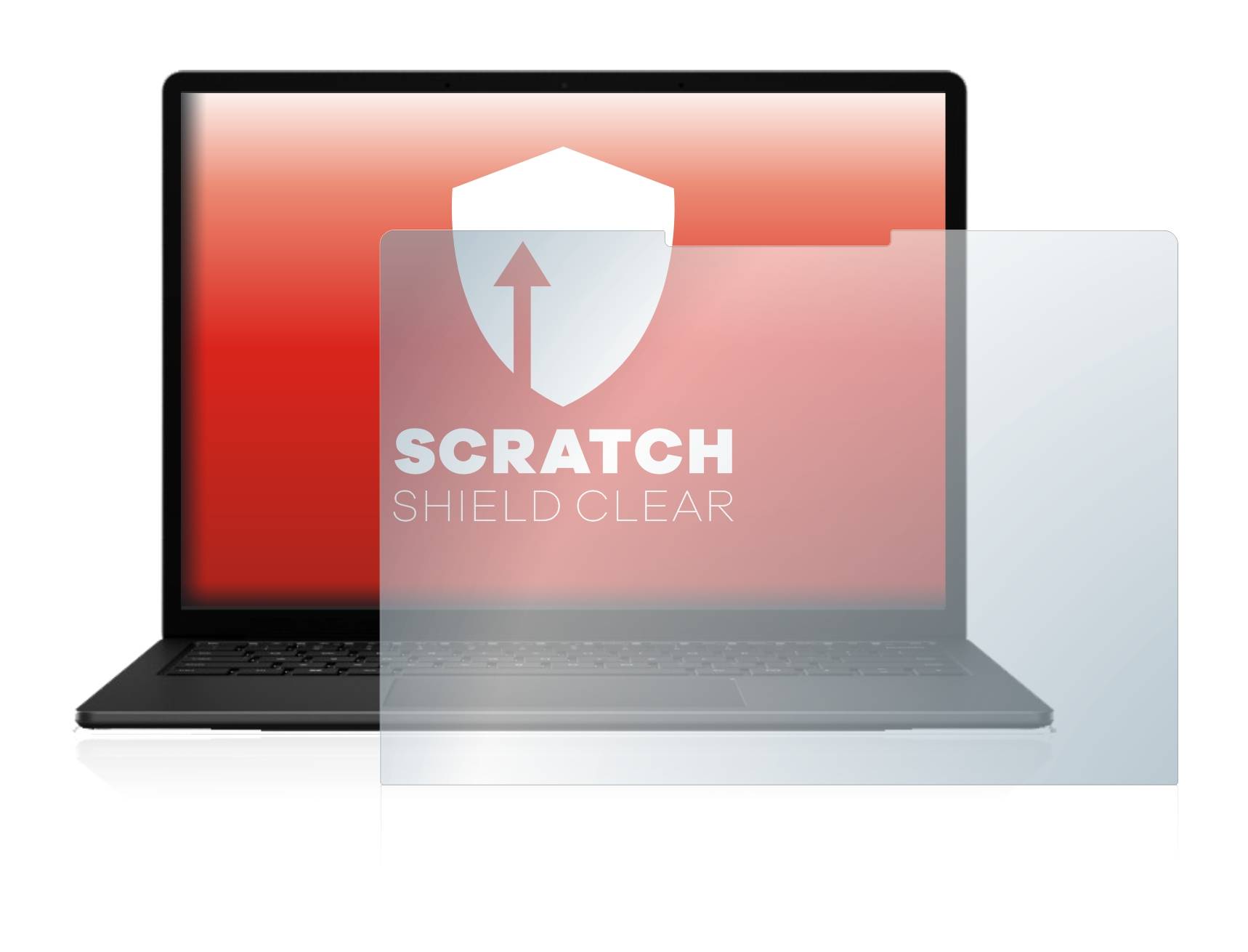 upscreen Schutzfolie für Microsoft Surface Laptop 5 15" Kratzschutz Anti-Fingerprint Klar