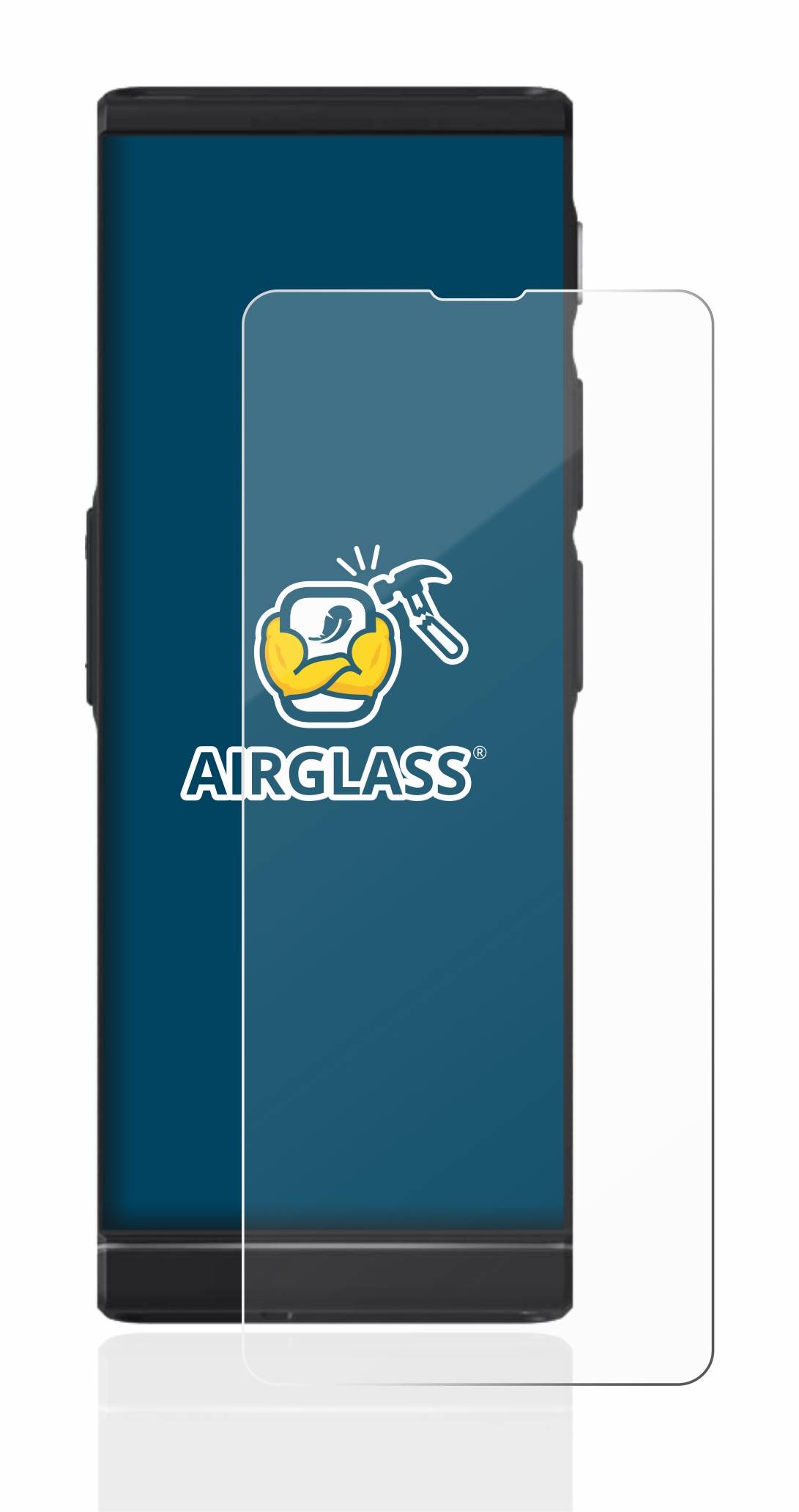 BROTECT AirGlass Flexible Schutz Glas Folie für Vasco Translator V4 Klar Transparent