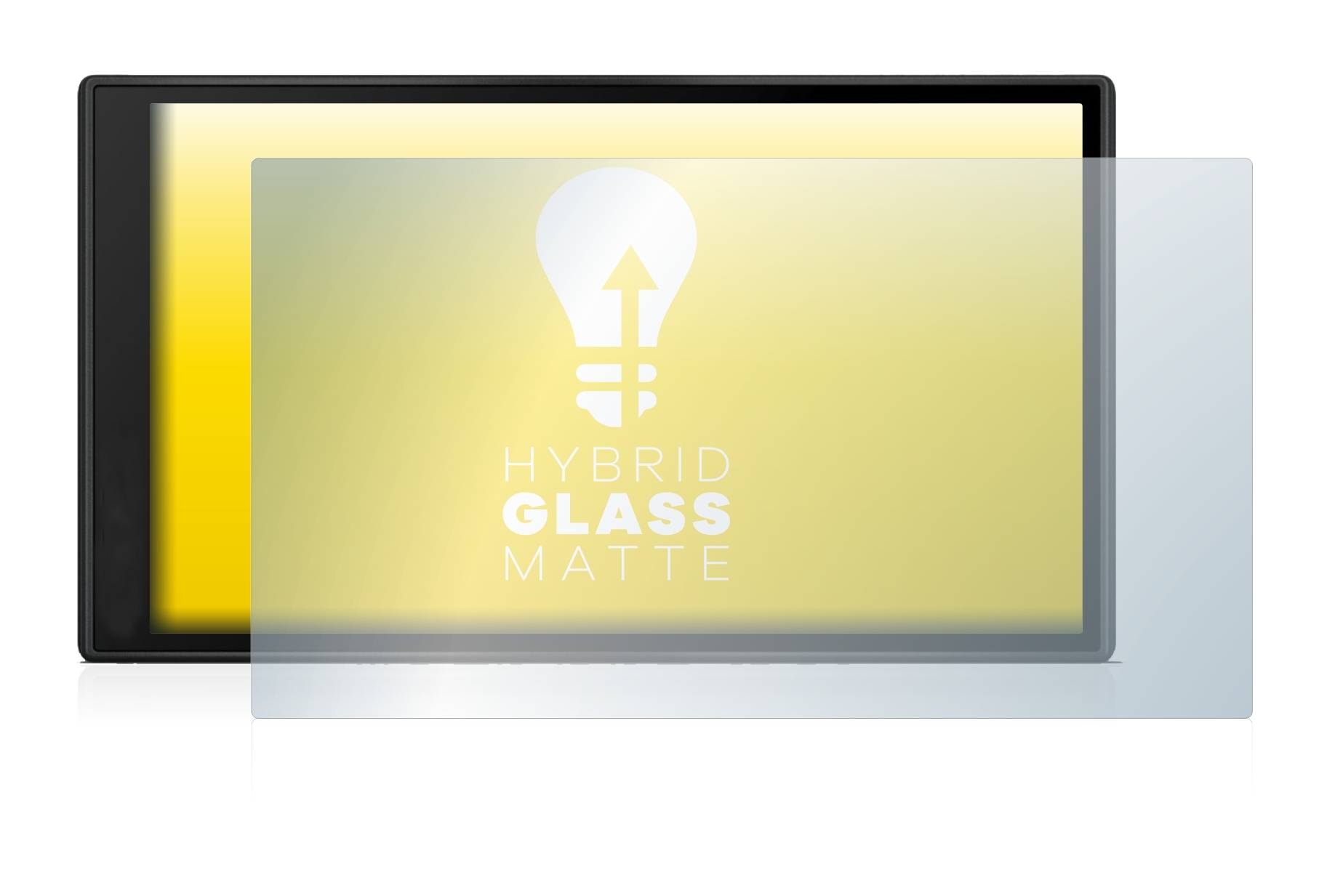 upscreen Flexible Schutz Glas Folie für Garmin DriveSmart 66 Schutzglas 9H Hybridglas Matt Entspiegelt