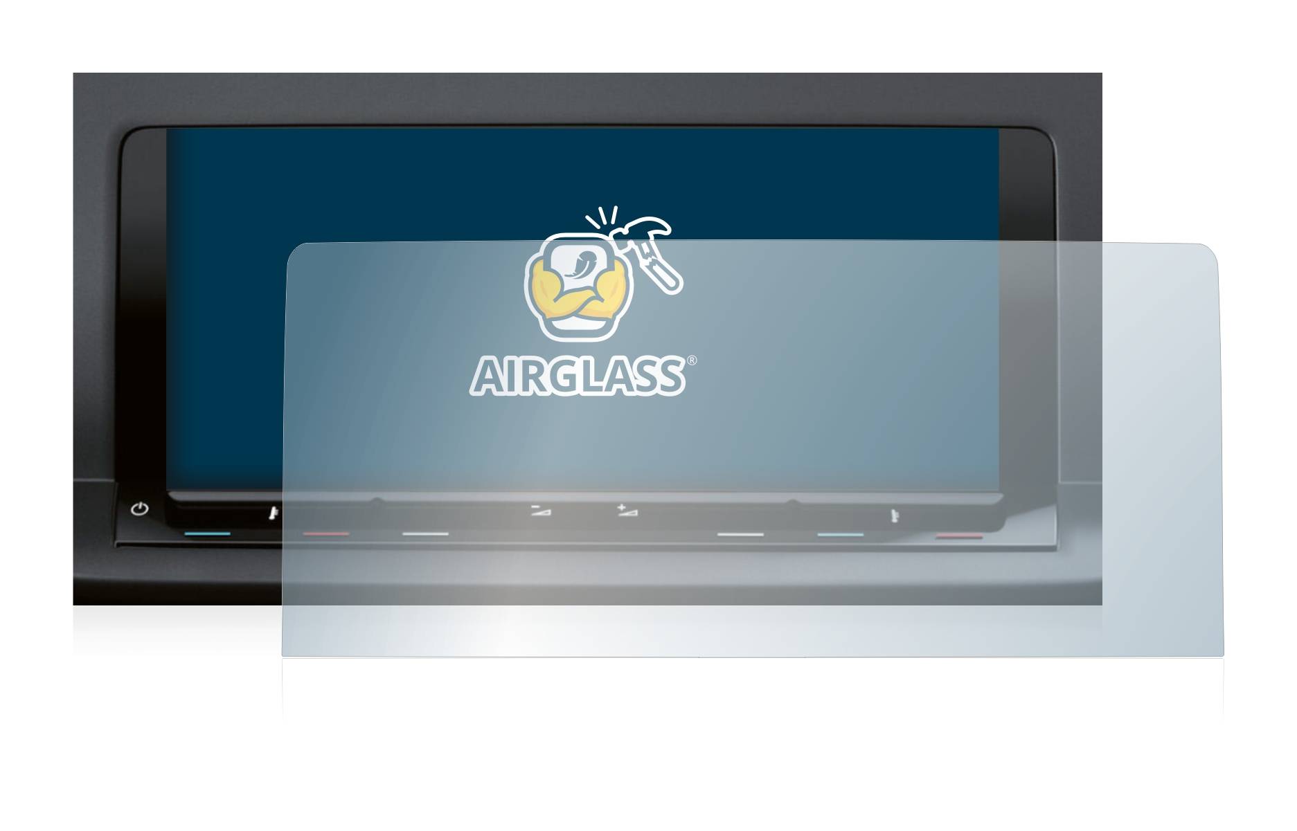 BROTECT AirGlass Glas Schutz-Folie für Volkswagen Caddy 5 Discover Pro 10 (2021) - Schutzglas