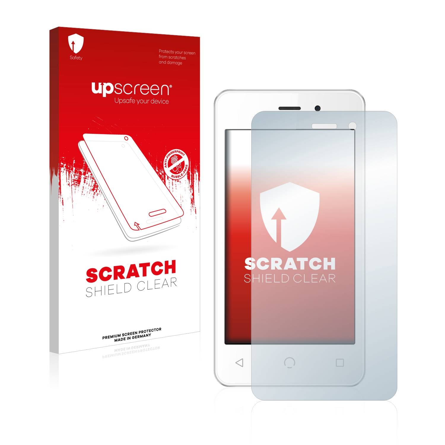 upscreen Schutzfolie für NUU Mobile A1 Kratzschutz Anti-Fingerprint Klar
