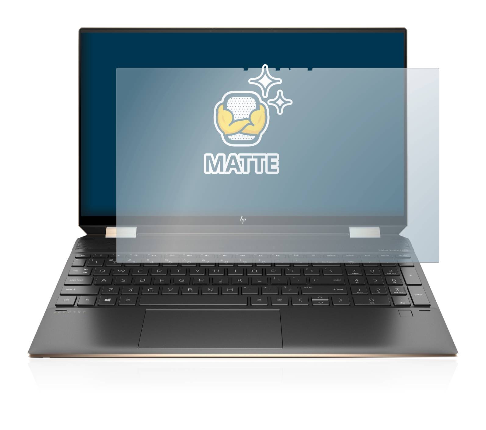 BROTECT Entspiegelungs-Folie für HP Spectre x360 (15-eb) (359.9 mm x 226.4 mm)