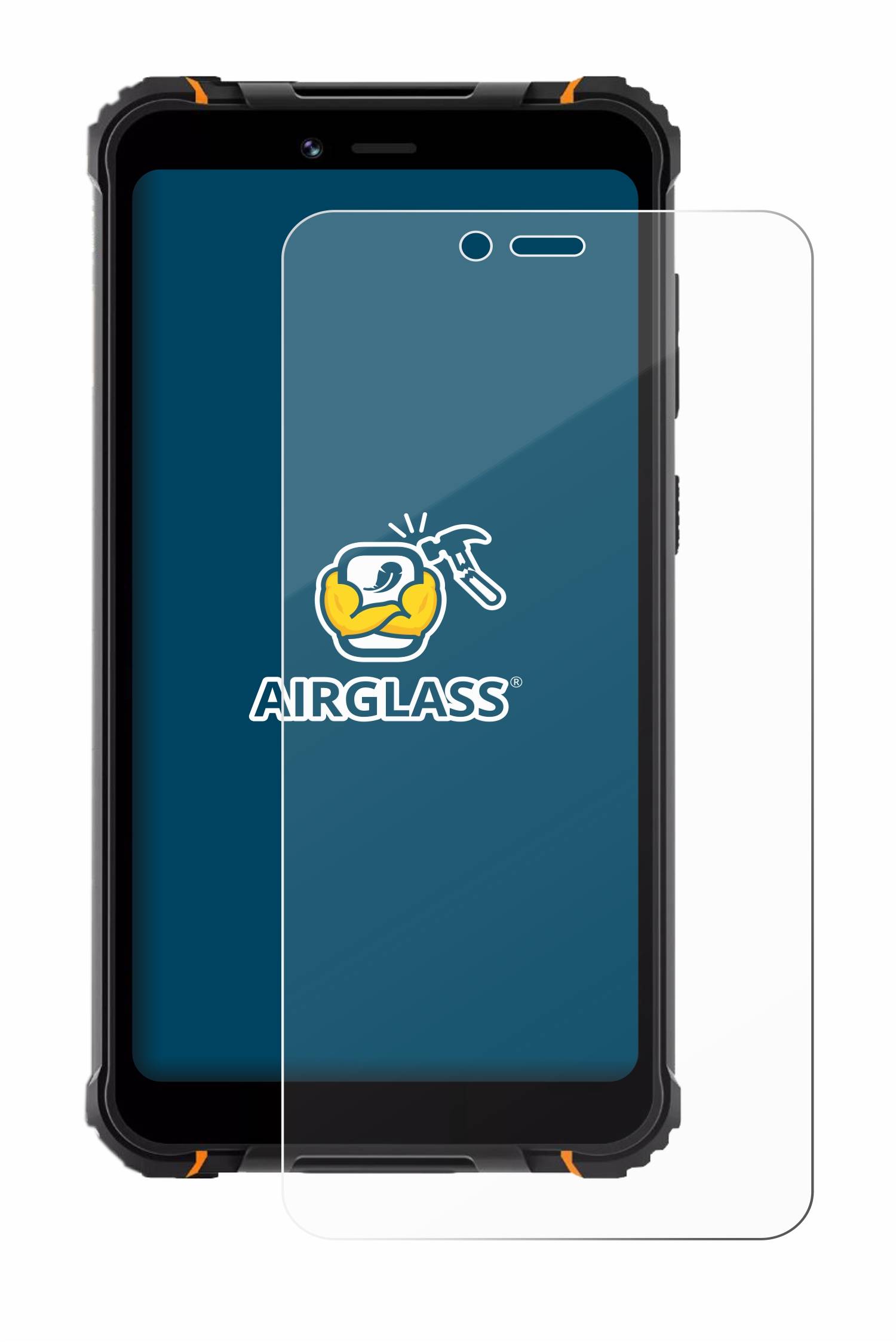 BROTECT AirGlass Flexible Schutz Glas Folie für Hotwav T5 Pro Klar Transparent