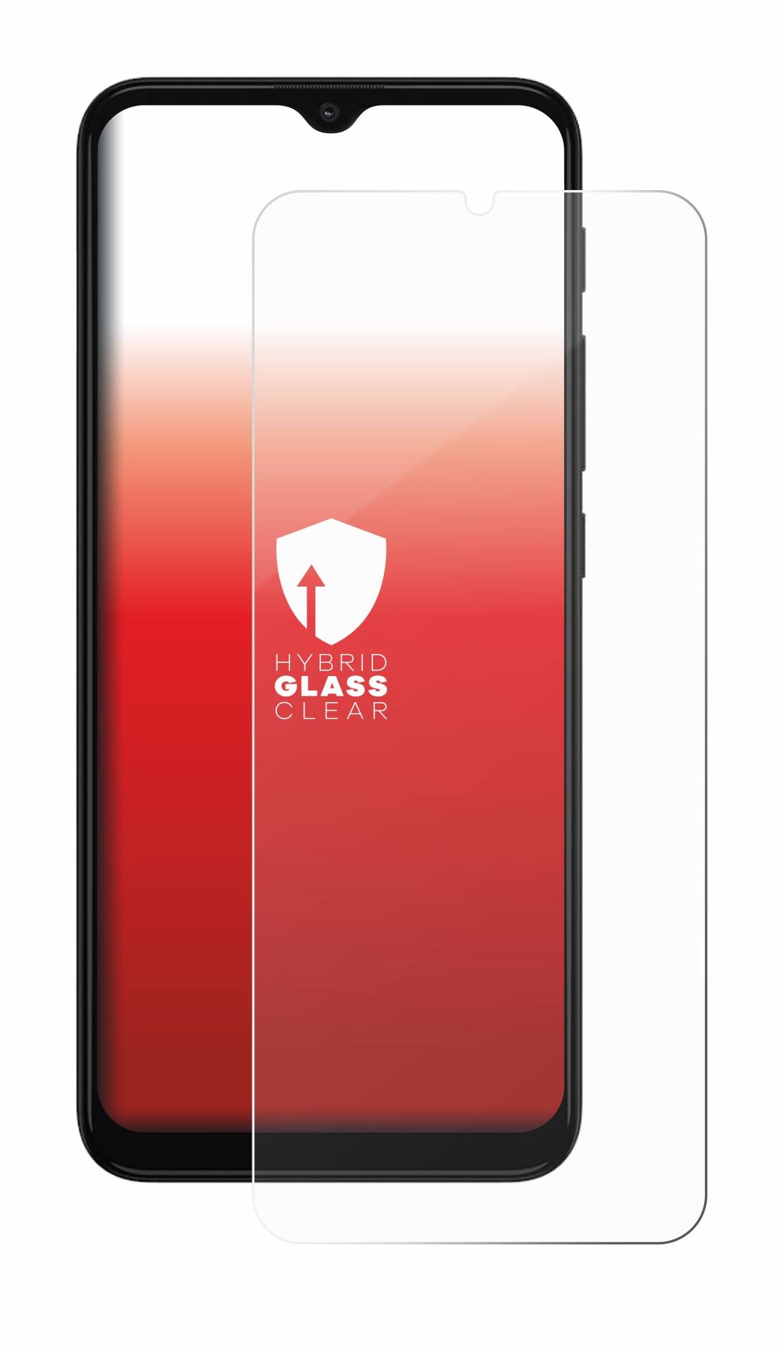 upscreen Hybrid Glas Panzer-Folie für Motorola Moto G30