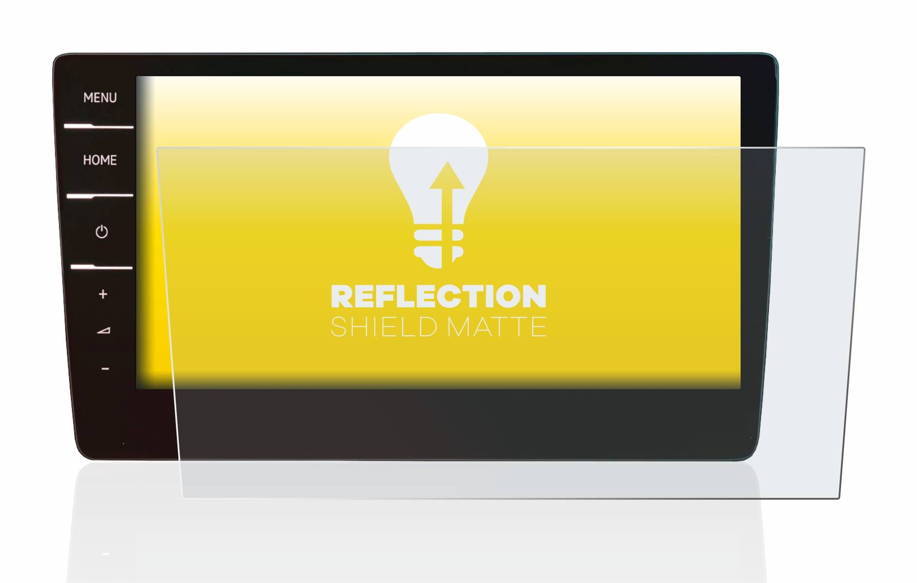 upscreen Reflection Shield Matt Schutzfolie für Volkswagen T6.1 California 2021 Discover Pro 9.2