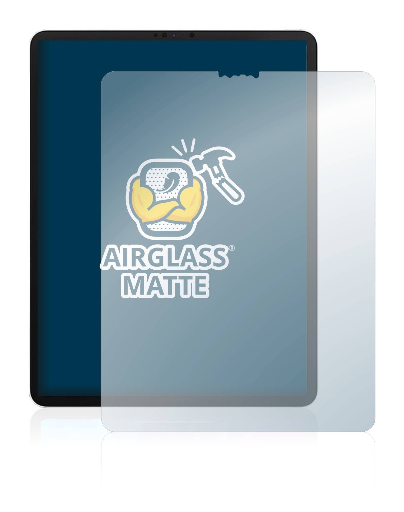 BROTECT AirGlass Matt Glas Panzer Folie für Apple iPad Pro 12.9 WiFi 2020 (4. Gen.)