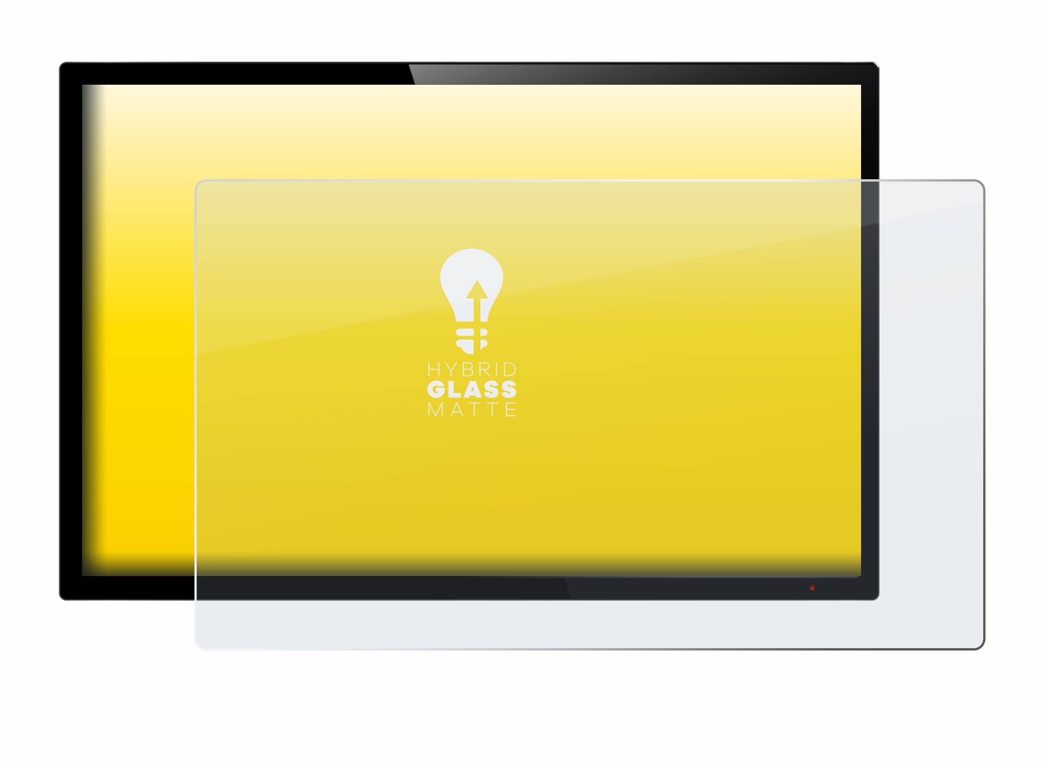 upscreen Hybrid Glas Matt Schutz-Folie für Touch-Panel PCs mit 7 Zoll Displays [154.8 mm x 87 mm, 16:9]