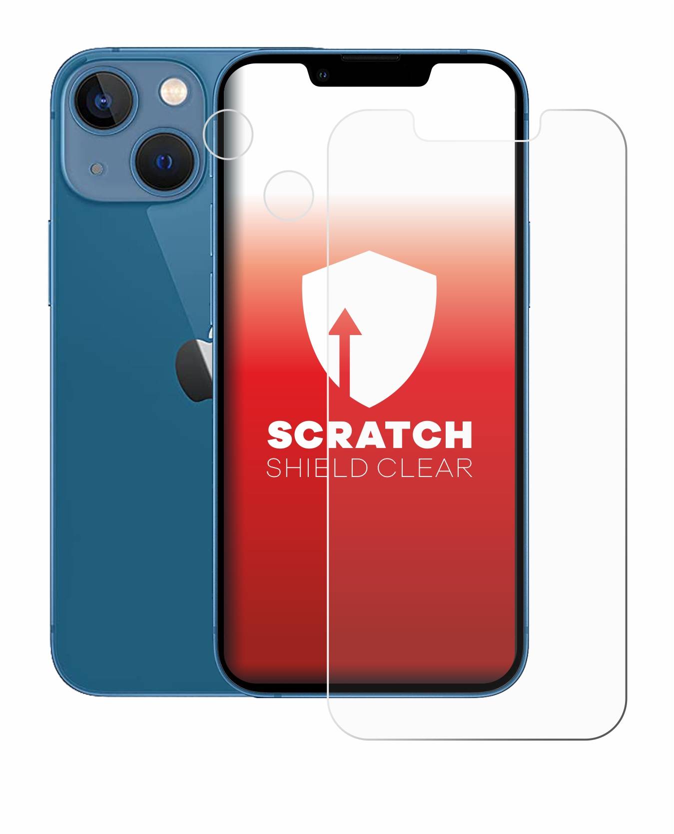 upscreen Scratch Shield Schutzfolie für Apple iPhone 13 mini (Display+Kamera)