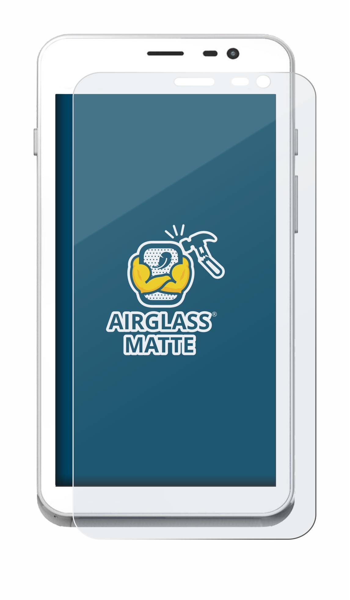 BROTECT AirGlass Flexible Schutz Glas Folie für Pax A77 Matt Entspiegelt