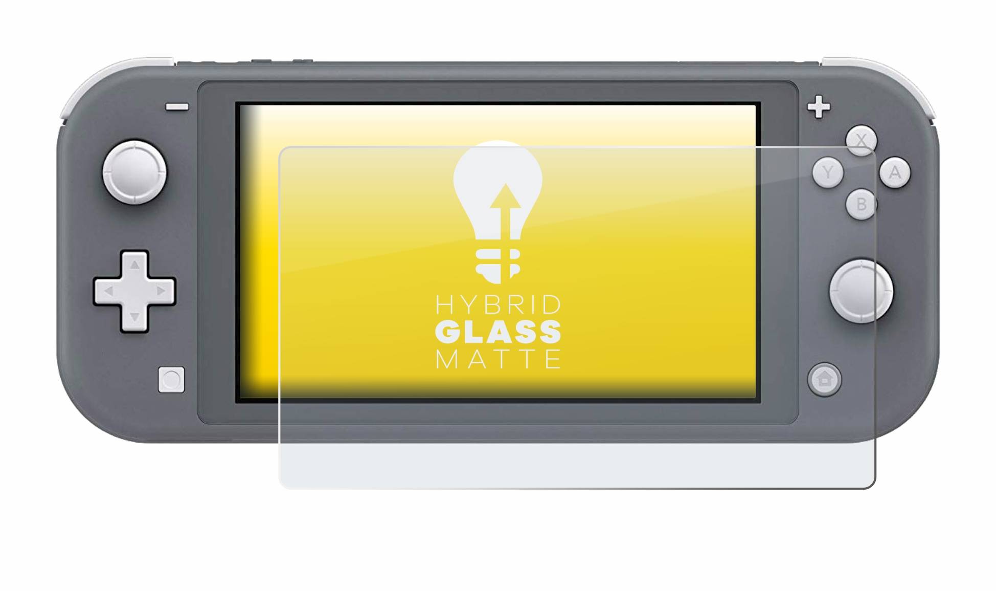 upscreen Hybrid Glas Matt Schutz-Folie für Nintendo Switch Lite