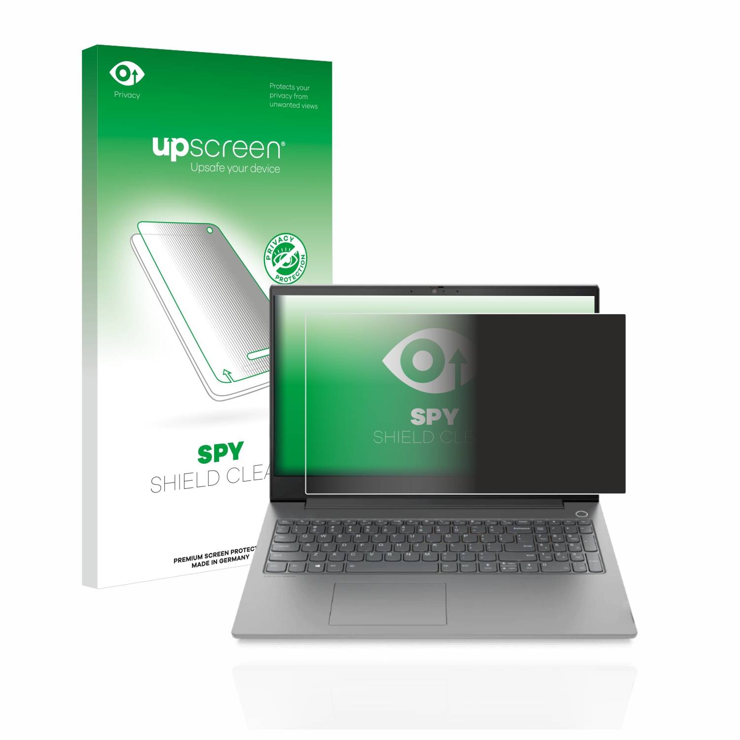 upscreen Spy Shield Sichtschutz-Folie für Lenovo ThinkBook 15p Gen 2 15.6