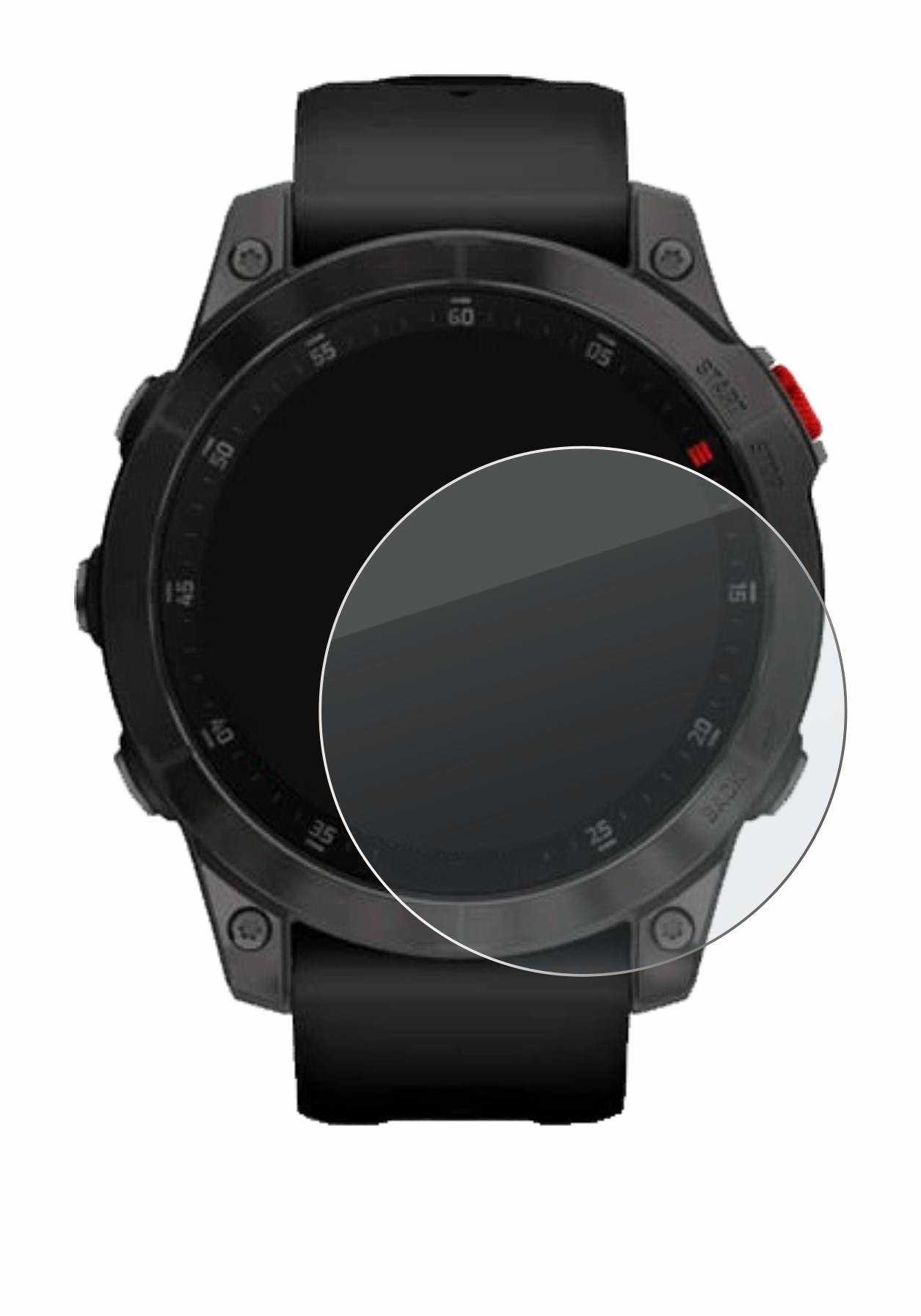 upscreen Hybrid Glas Matt Schutz-Folie für Garmin epix (Gen. 2)