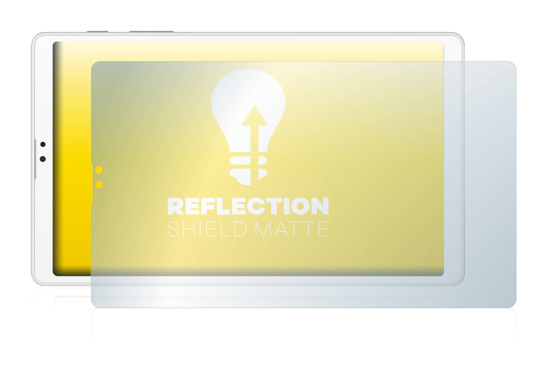 upscreen Reflection Shield Matt Schutzfolie für Samsung Galaxy Tab A7 Lite Wi-Fi 2021 (im Querformat)
