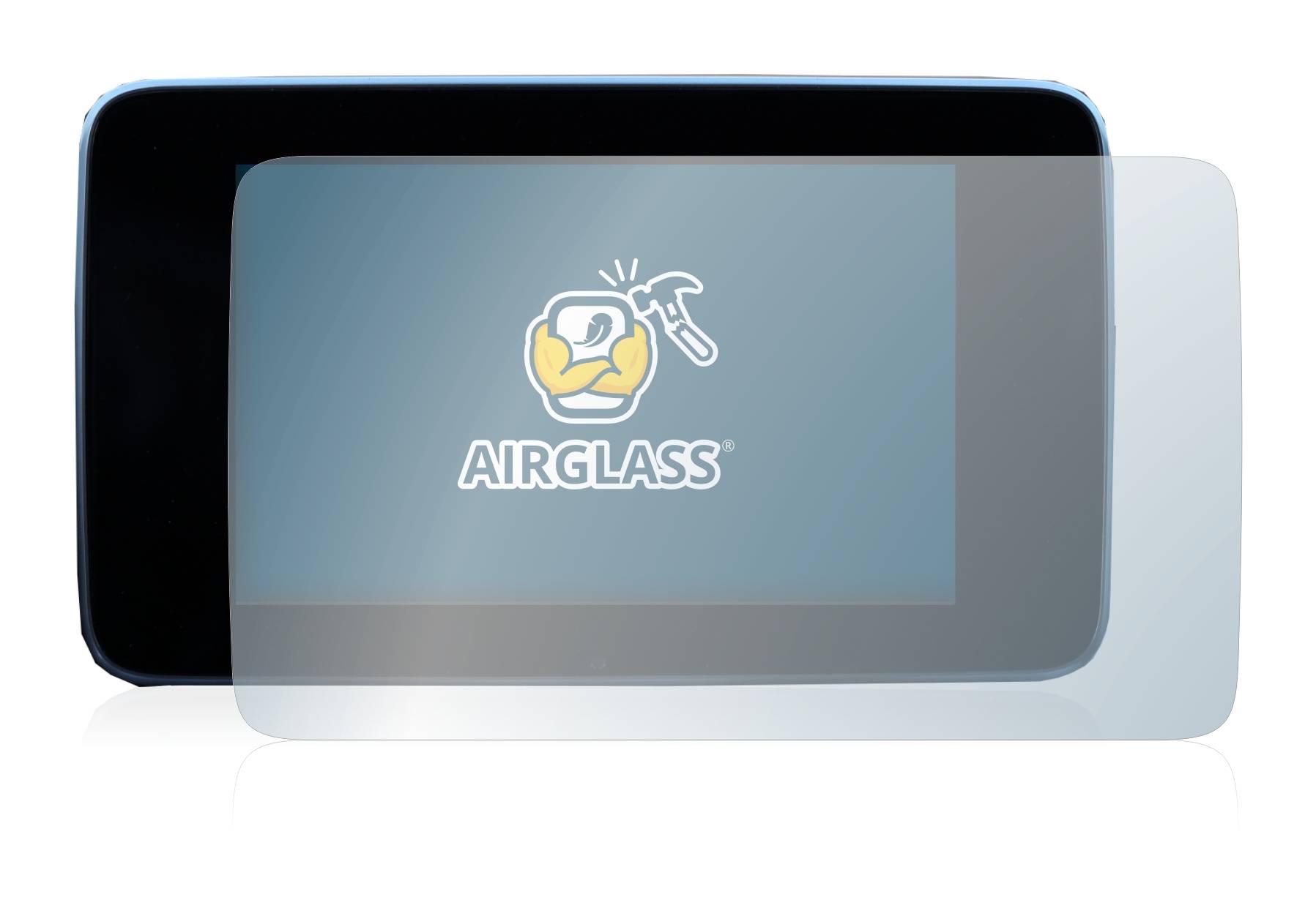 BROTECT AirGlass Glas Schutz-Folie für Mercedes-Benz A-Class W176 Facelift Comand-System 8 - Schutzglas