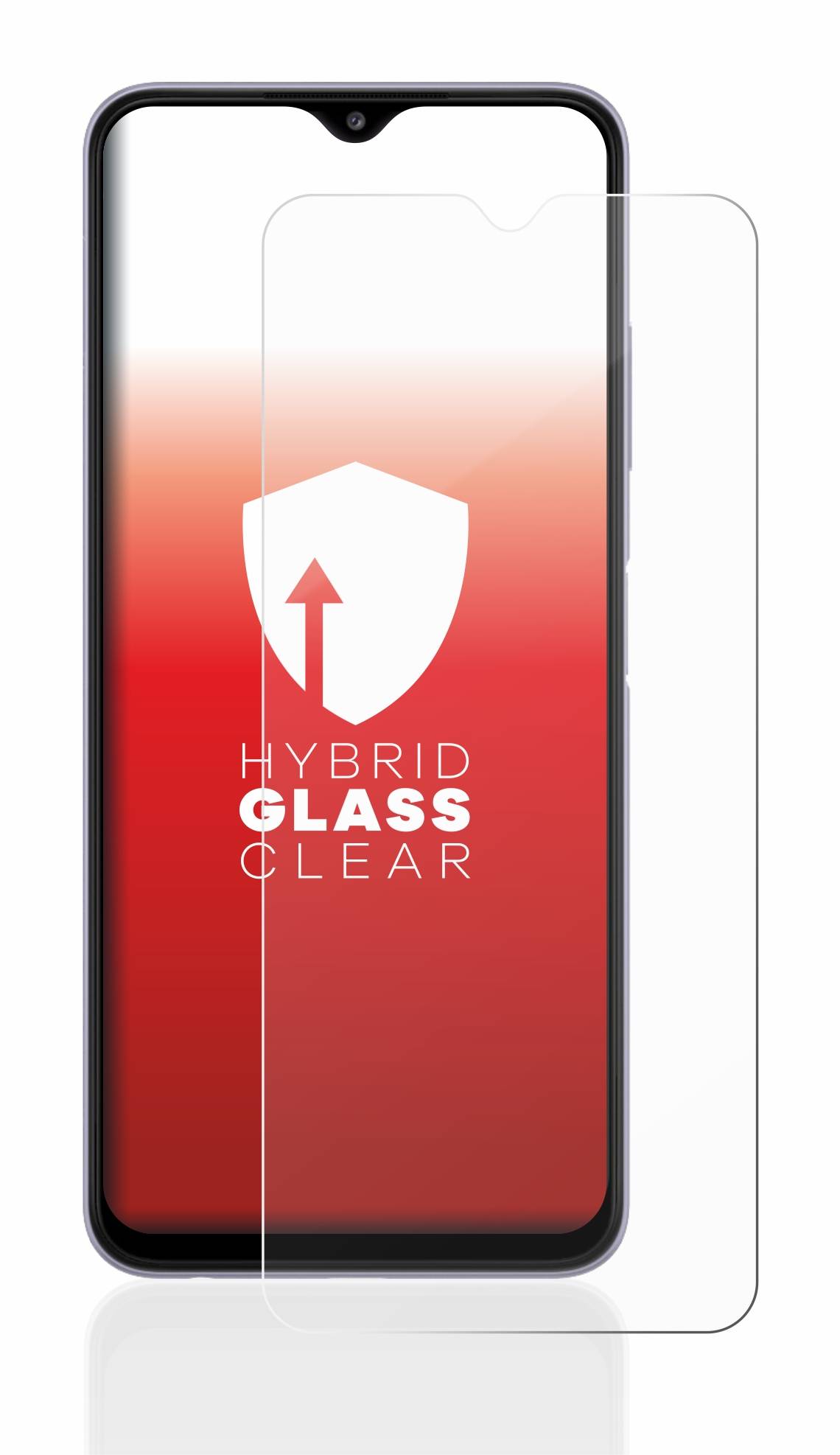 upscreen Hybrid Glas Schutz-Folie für Samsung Galaxy A22 5G