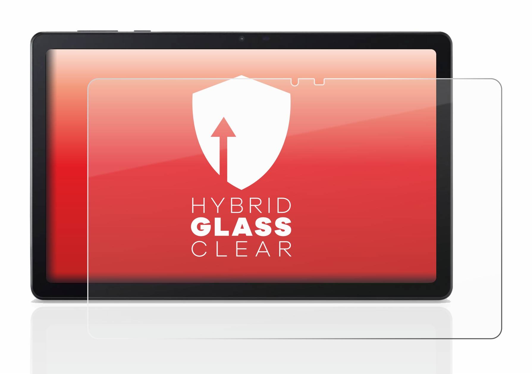 upscreen Flexible Schutz Glas Folie für Acer Iconia Tab P10 Schutzglas 9H Hybridglas Klar