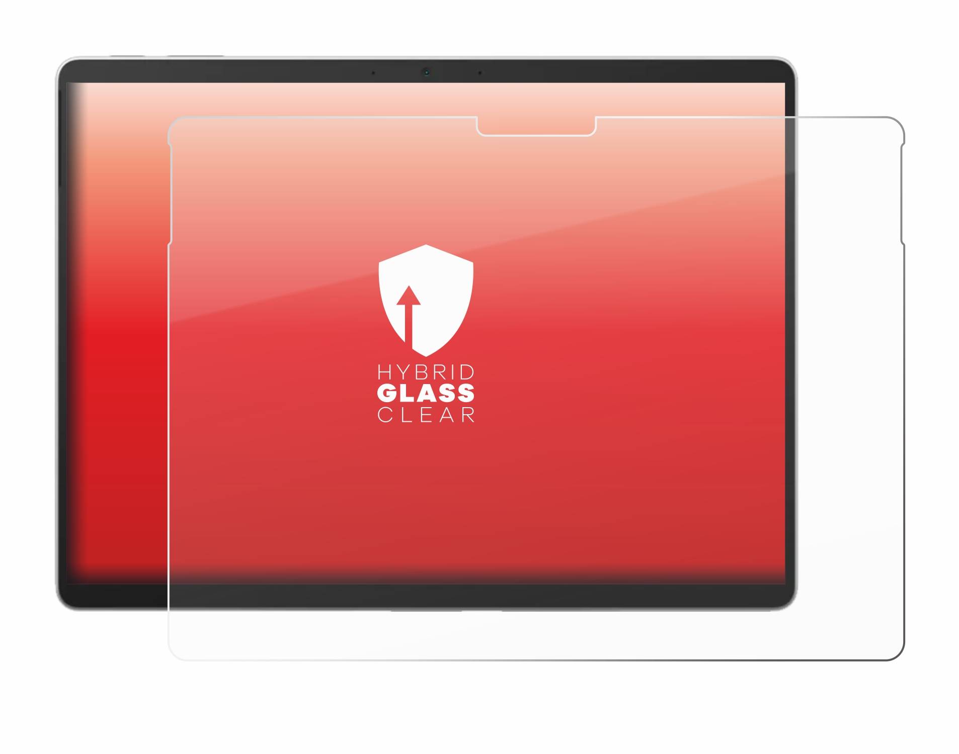 upscreen Hybrid Glas Panzer-Folie für Microsoft Surface Pro 9