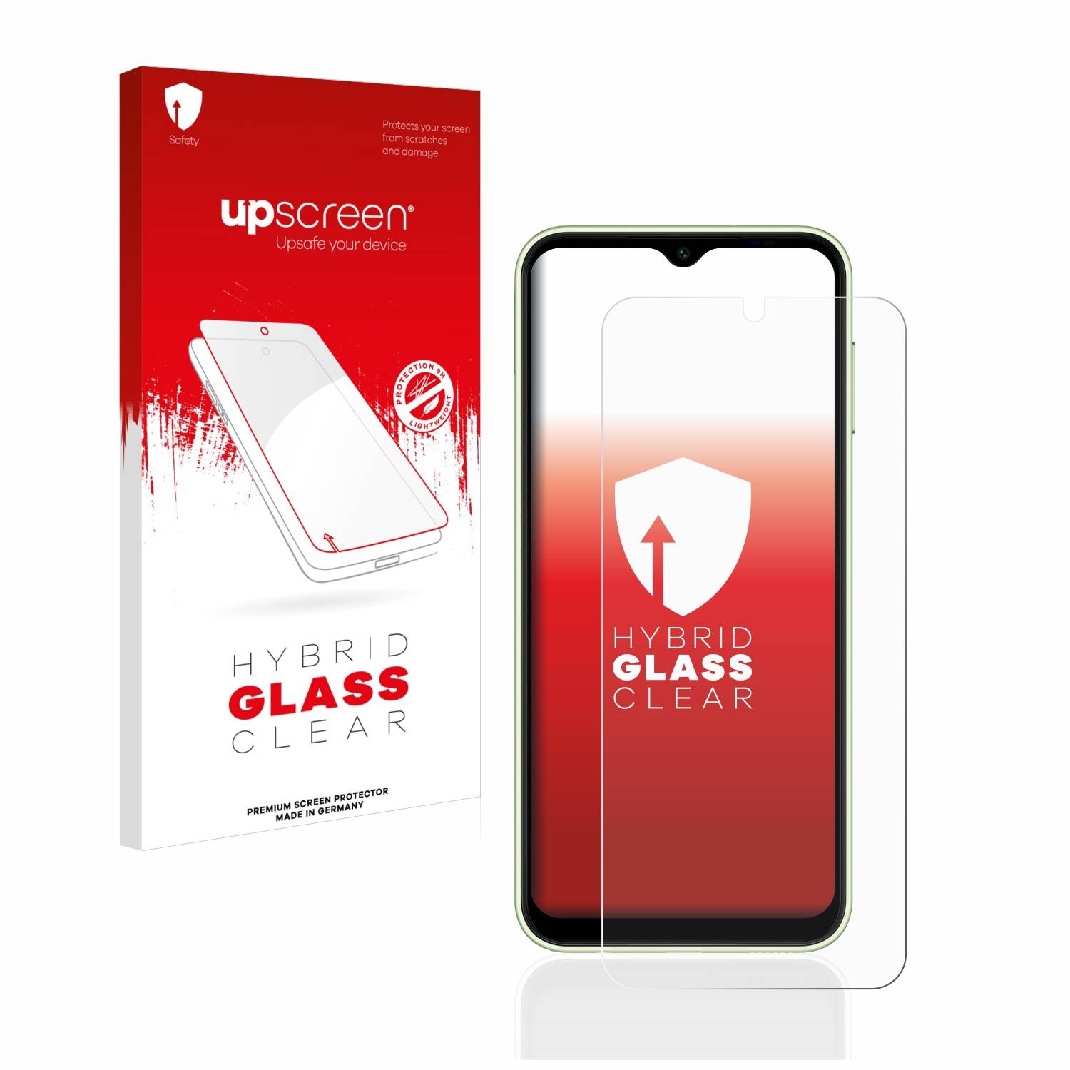 upscreen Hybrid Glas Schutz-Folie für Samsung Galaxy A14 4G