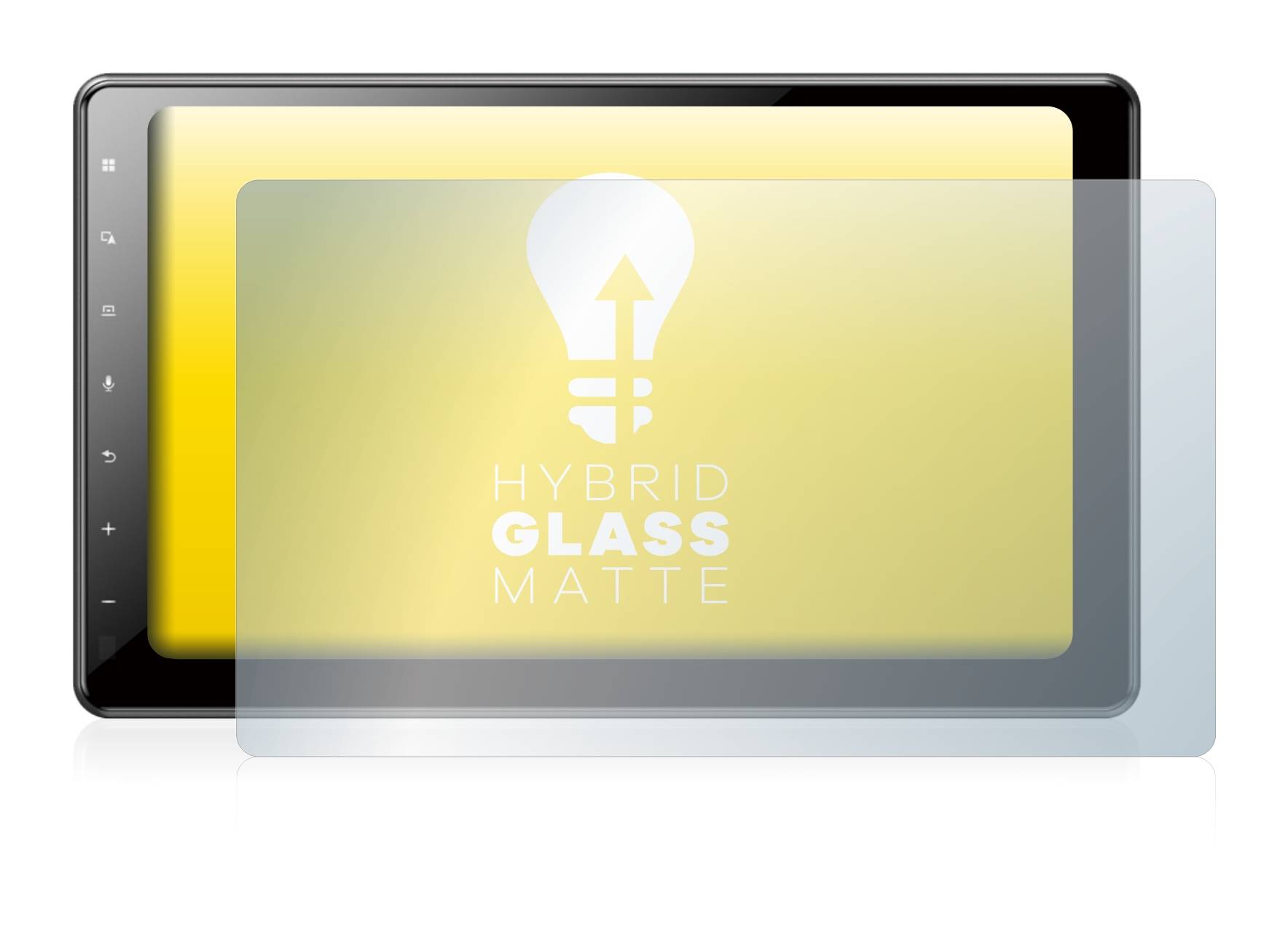 upscreen Hybrid Glas Matt Schutz-Folie für Pioneer AVIC-Z1000DAB-C Navigation