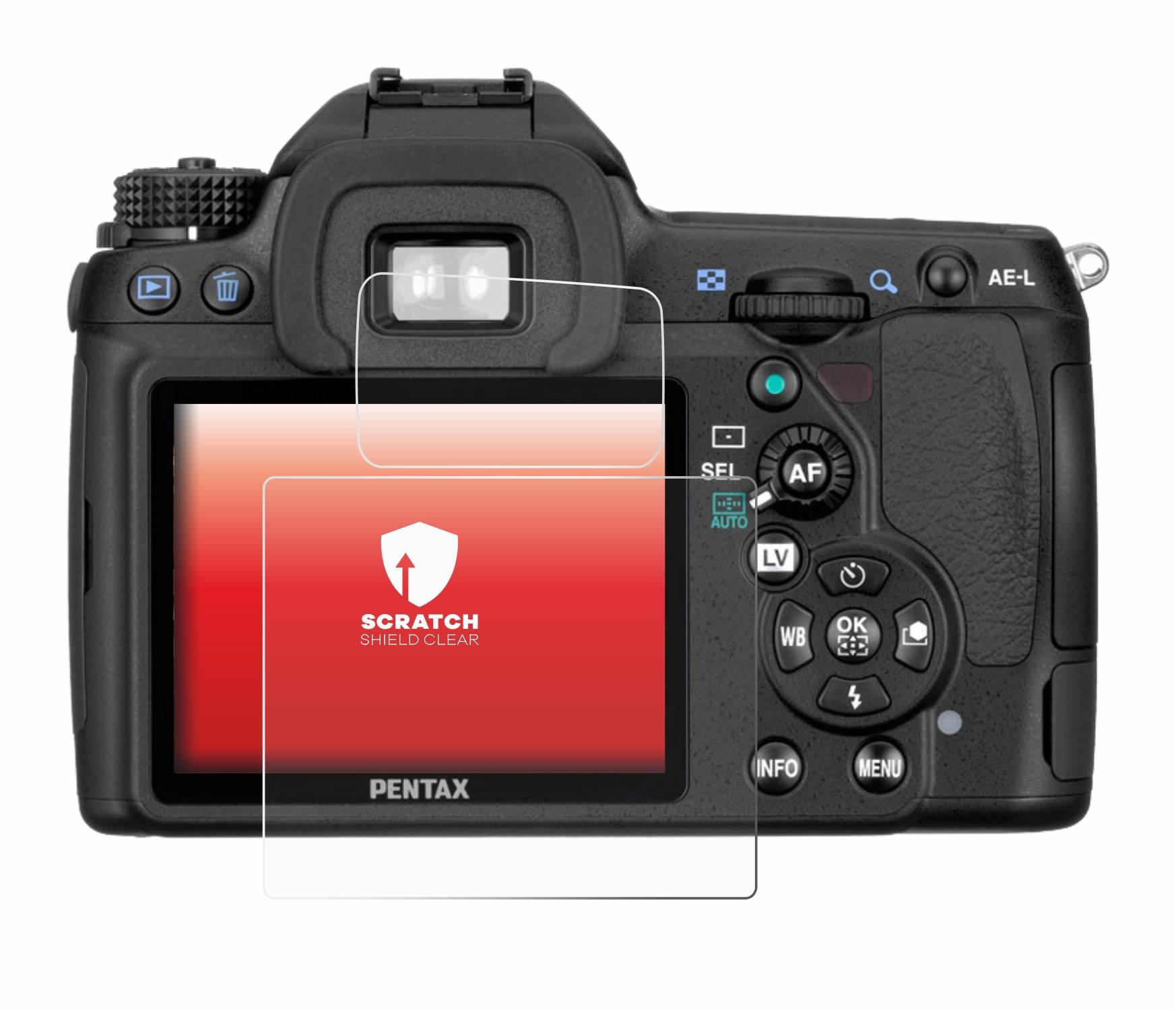 upscreen Schutzfolie für Pentax K5, K-5 Kratzschutz Anti-Fingerprint Klar