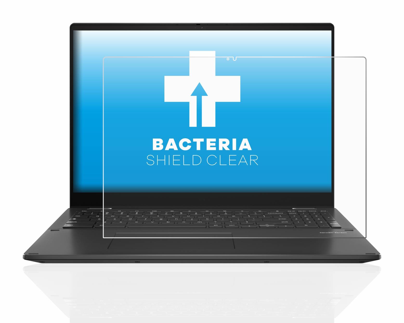 upscreen Bacteria Shield Schutzfolie für ASUS Chromebook Flip CX5 16 (12. Gen.) - Antibakteriell