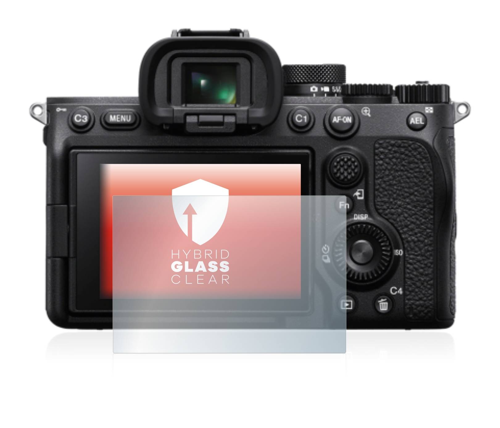 upscreen Flexible Schutz Glas Folie für Sony Alpha 7 IV Schutzglas 9H Hybridglas Klar