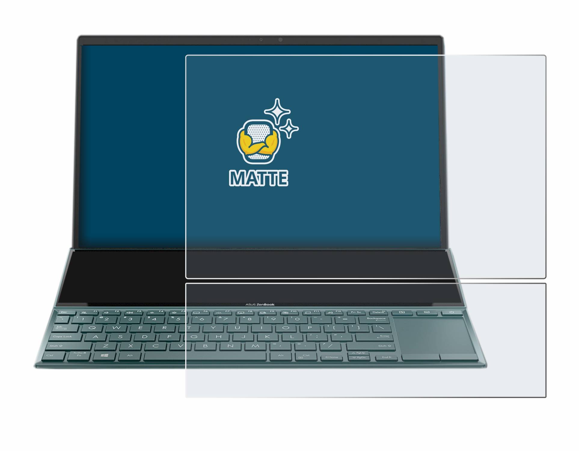 BROTECT Entspiegelungs-Folie für ASUS ZenBook Duo 14 UX482
