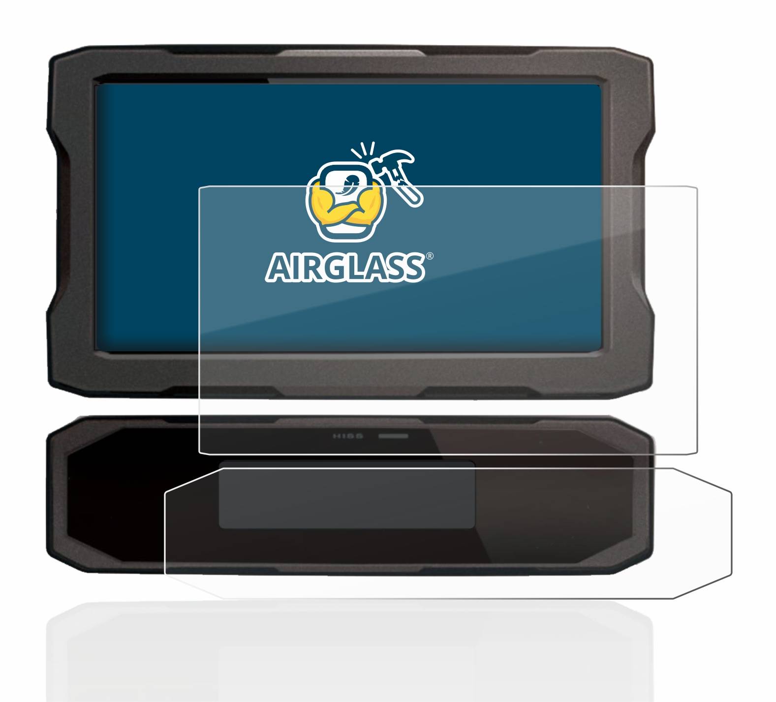 BROTECT AirGlass Glas Panzer-Folie für Honda CRF1100L 2020 Tachoanzeige - Schutzglas