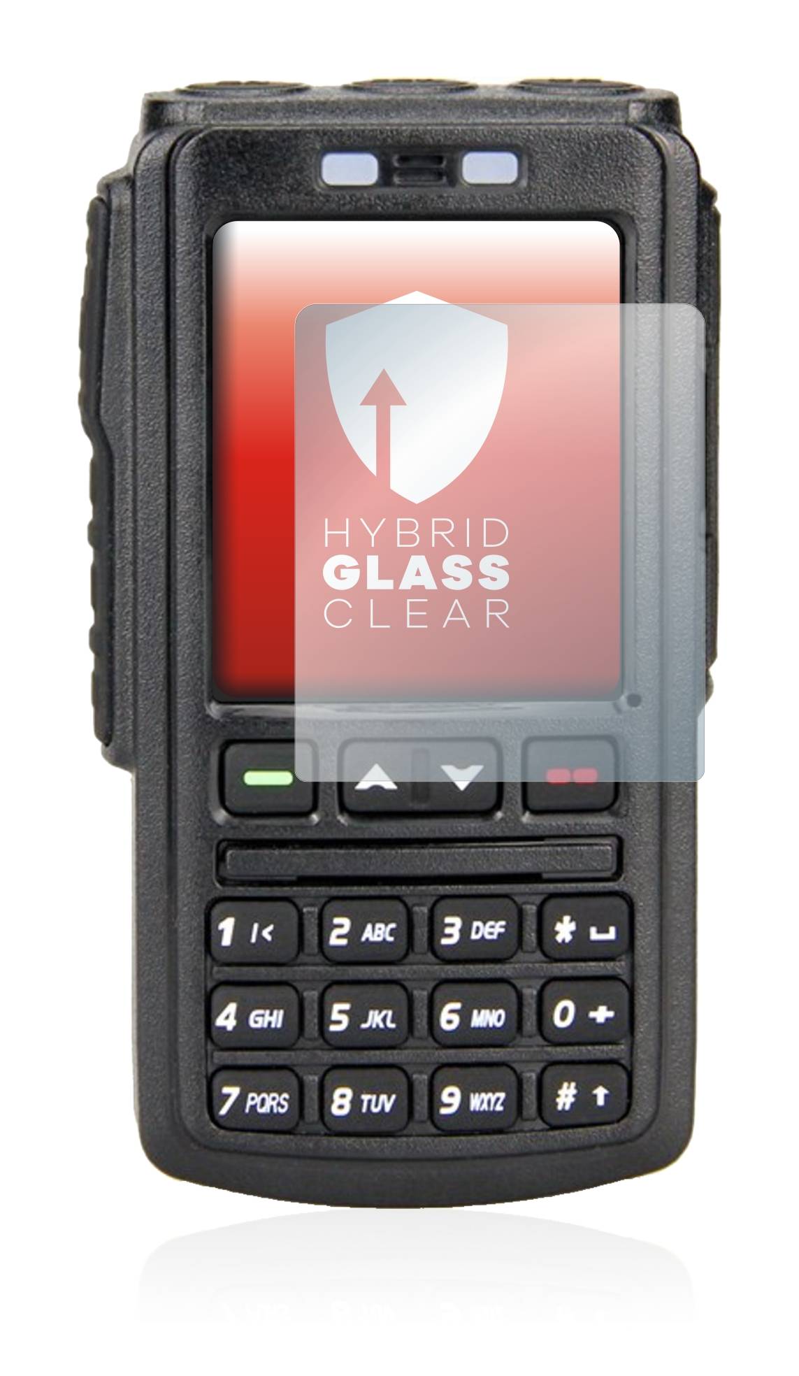 upscreen Flexible Schutz Glas Folie für AnyTone BT-01 Schutzglas 9H Hybridglas Klar