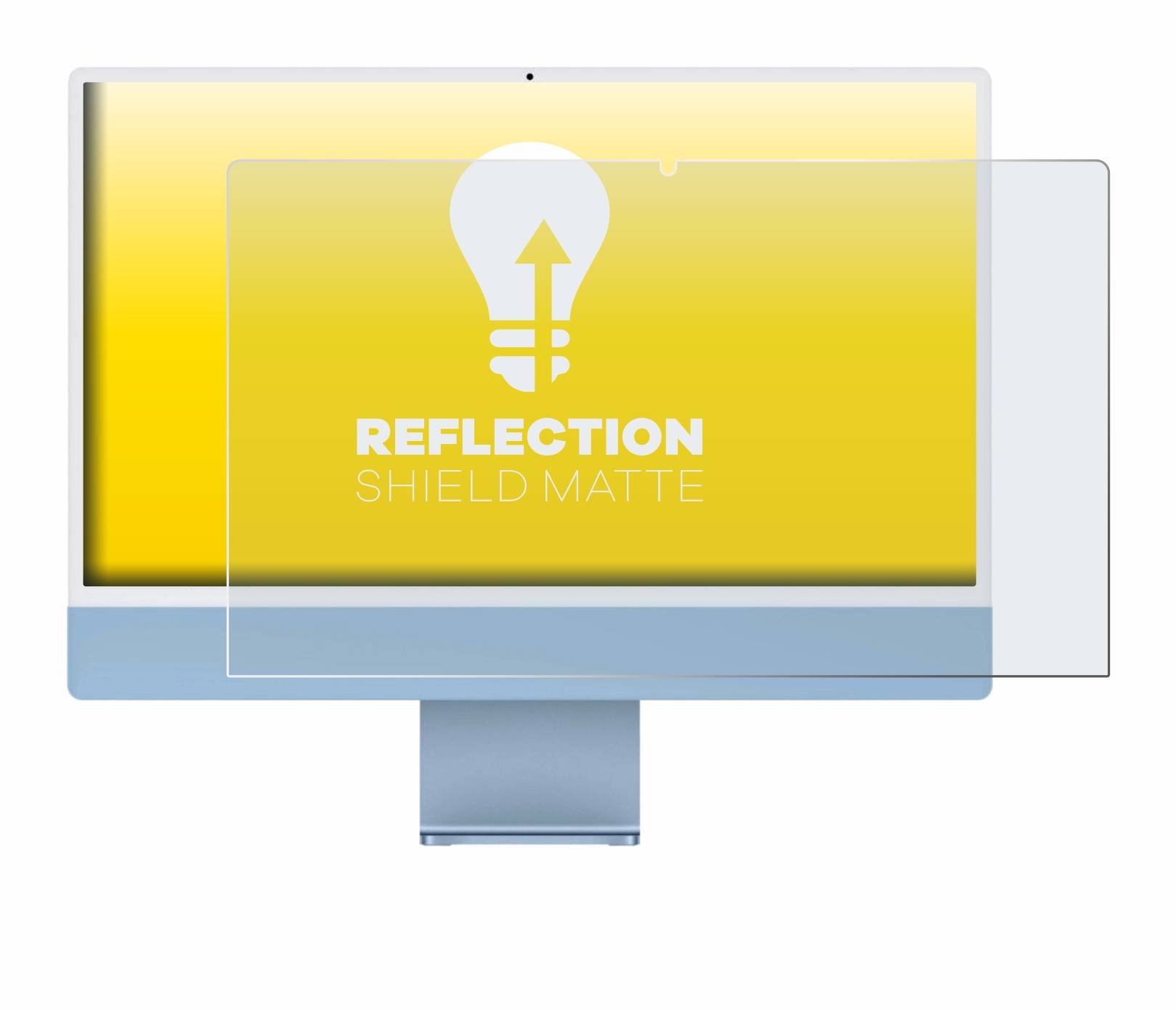 upscreen Reflection Shield Matt Schutzfolie für Apple iMac 24 M1 2021