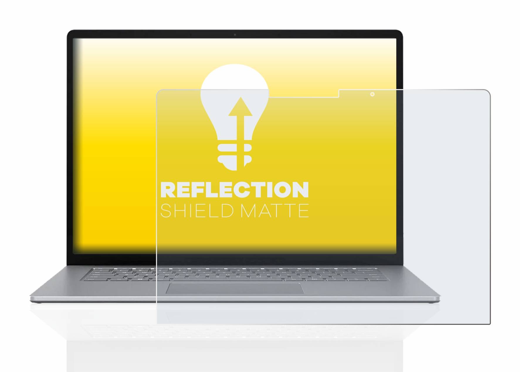 upscreen Schutzfolie für Microsoft Surface Laptop 5 / 6 13.5" Folie Matt Entspiegelt Anti-Reflex