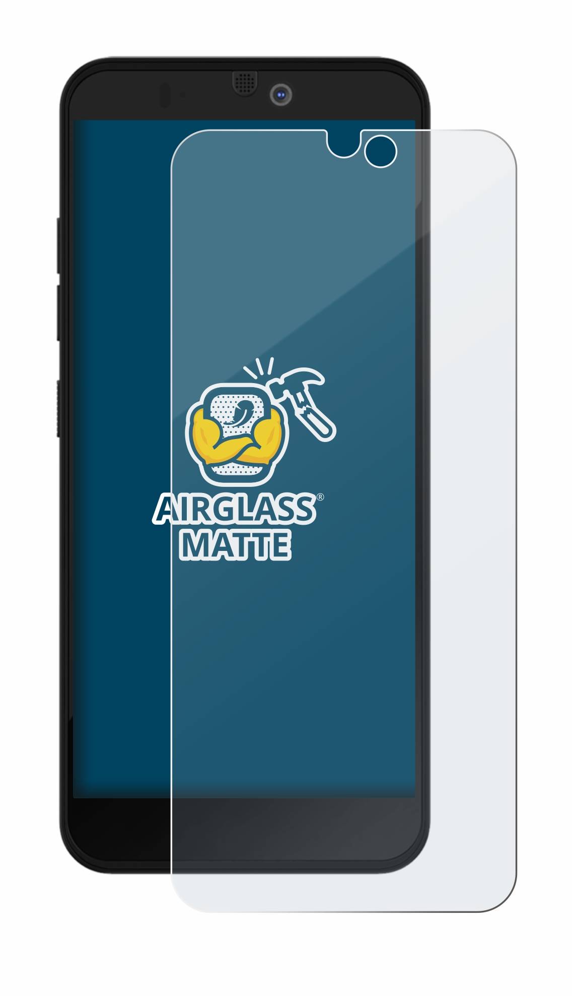BROTECT AirGlass Matt Glas Panzer Folie für Fairphone 3 Plus
