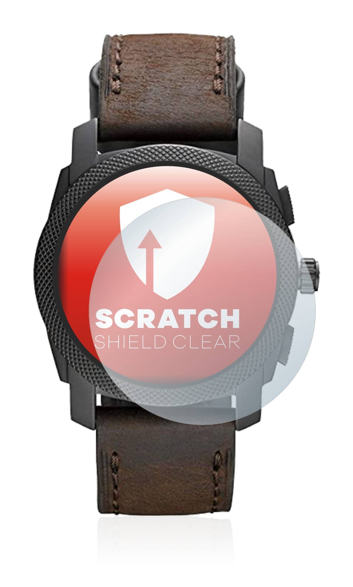 upscreen Scratch Shield Schutzfolie für Fossil Chronograph